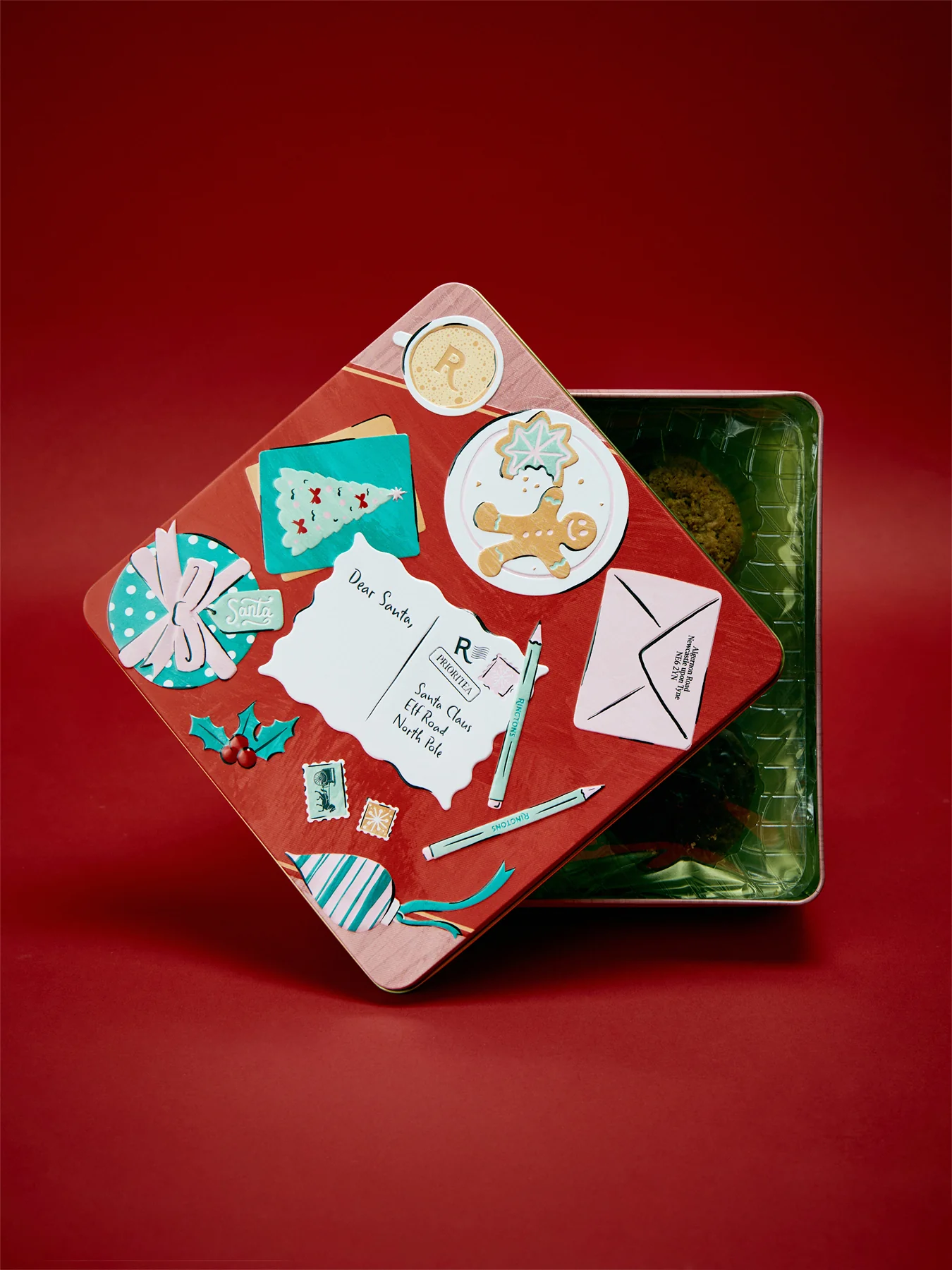 Festive Biscuit Selection Tin 300g - Image 2