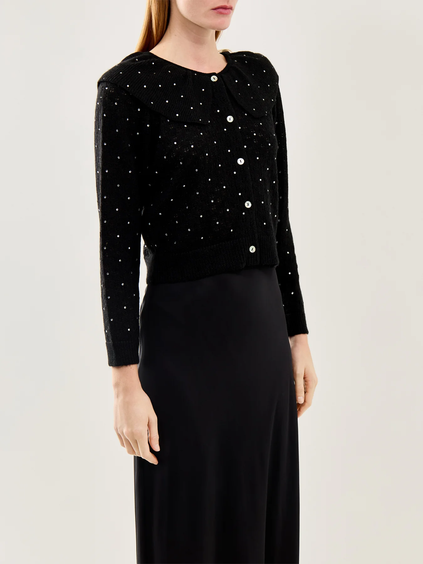 Jelena Cardigan Crystal Black - Image 4