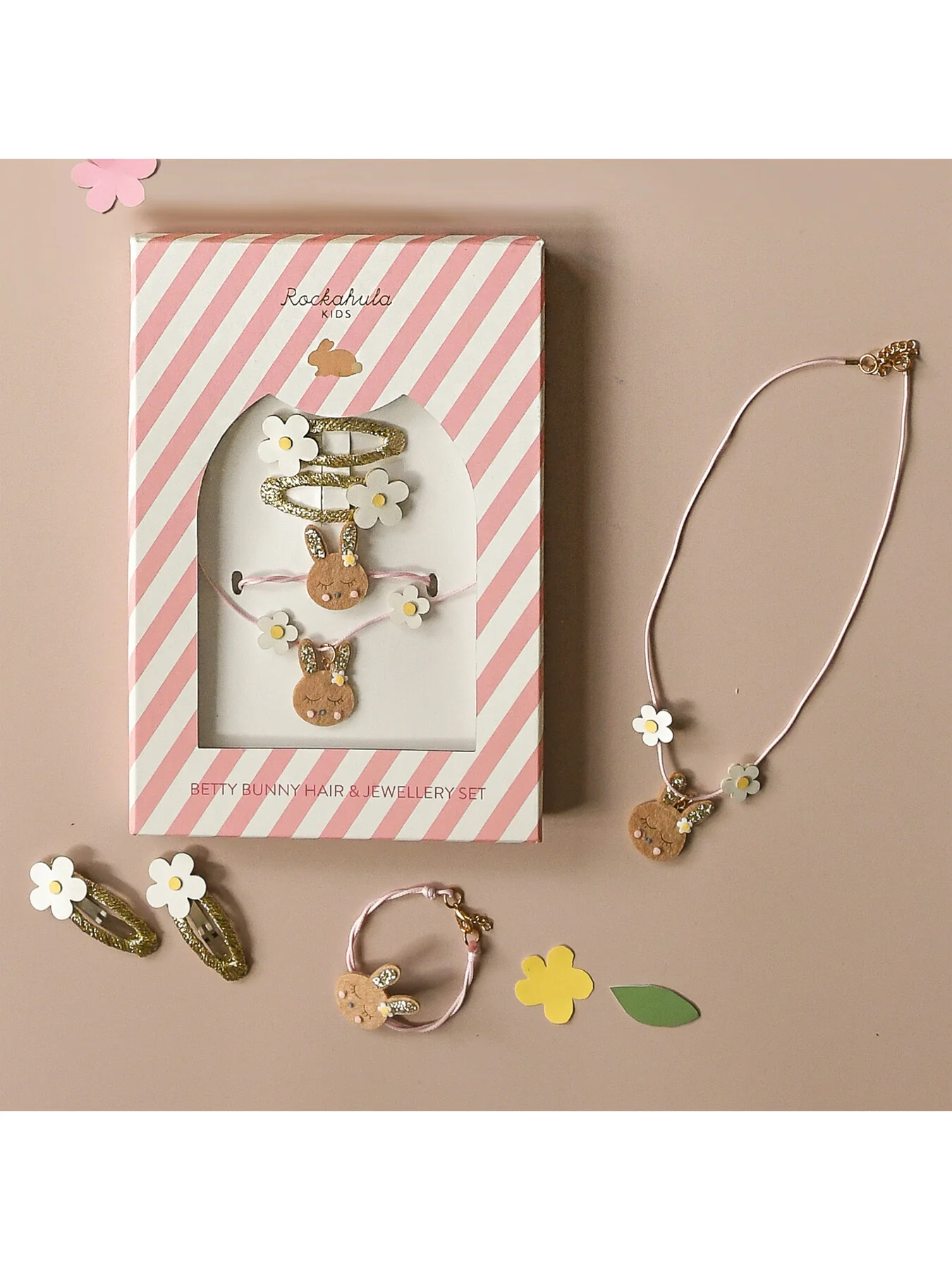 Betty Bunny Jewellery Set Pink - Image 2