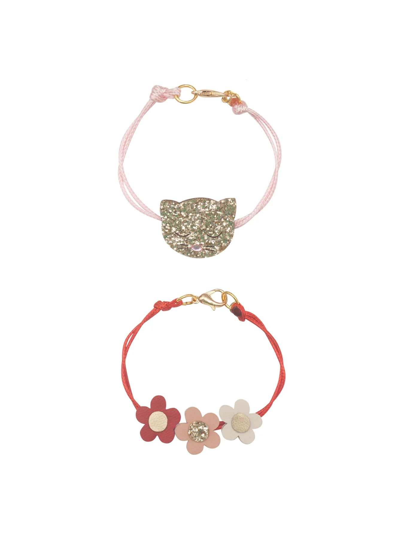 Clara Cat Bracelet Set Pink - Image 2