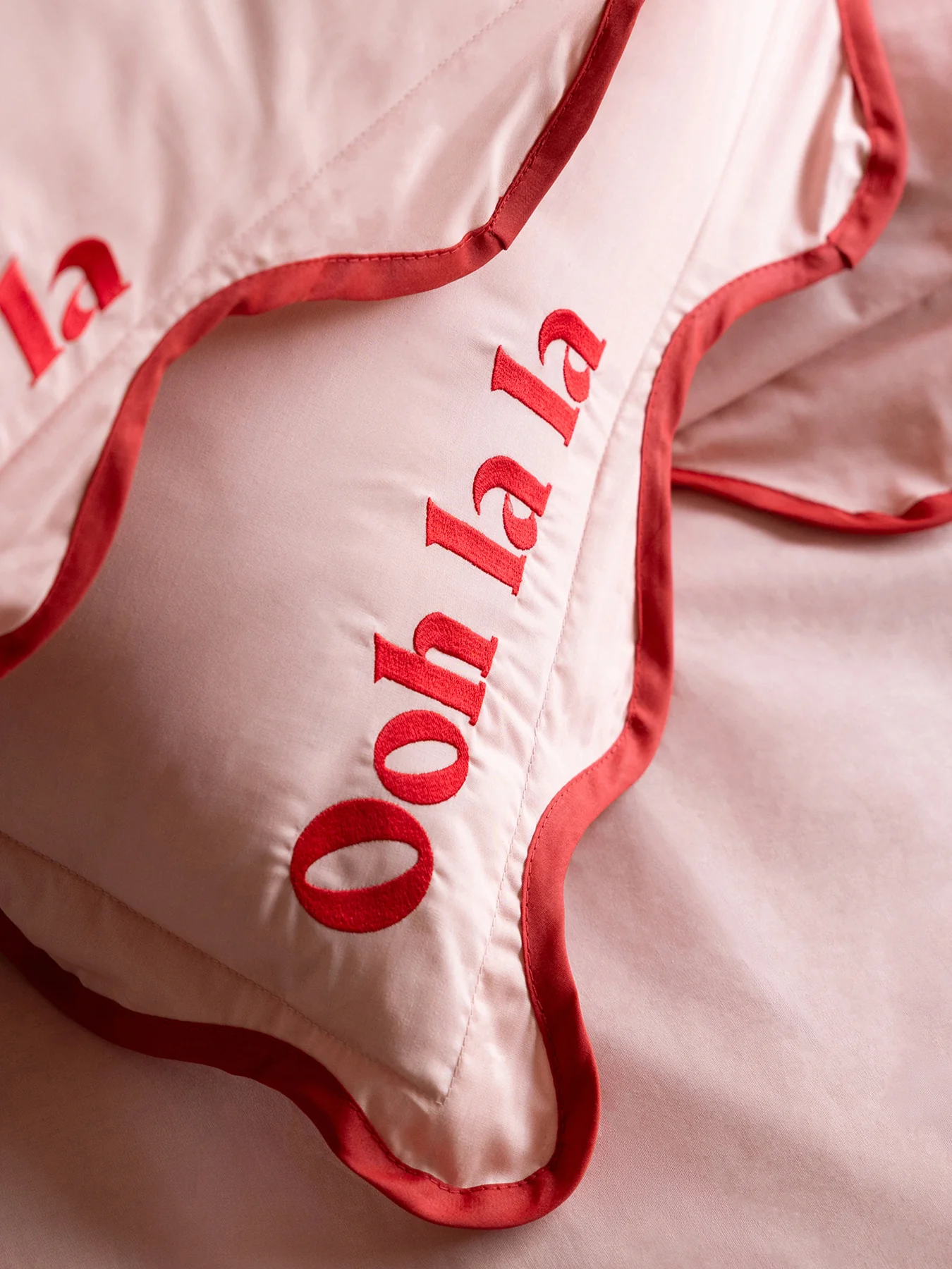 Ooh La La King Duvet Set Pink - Image 3