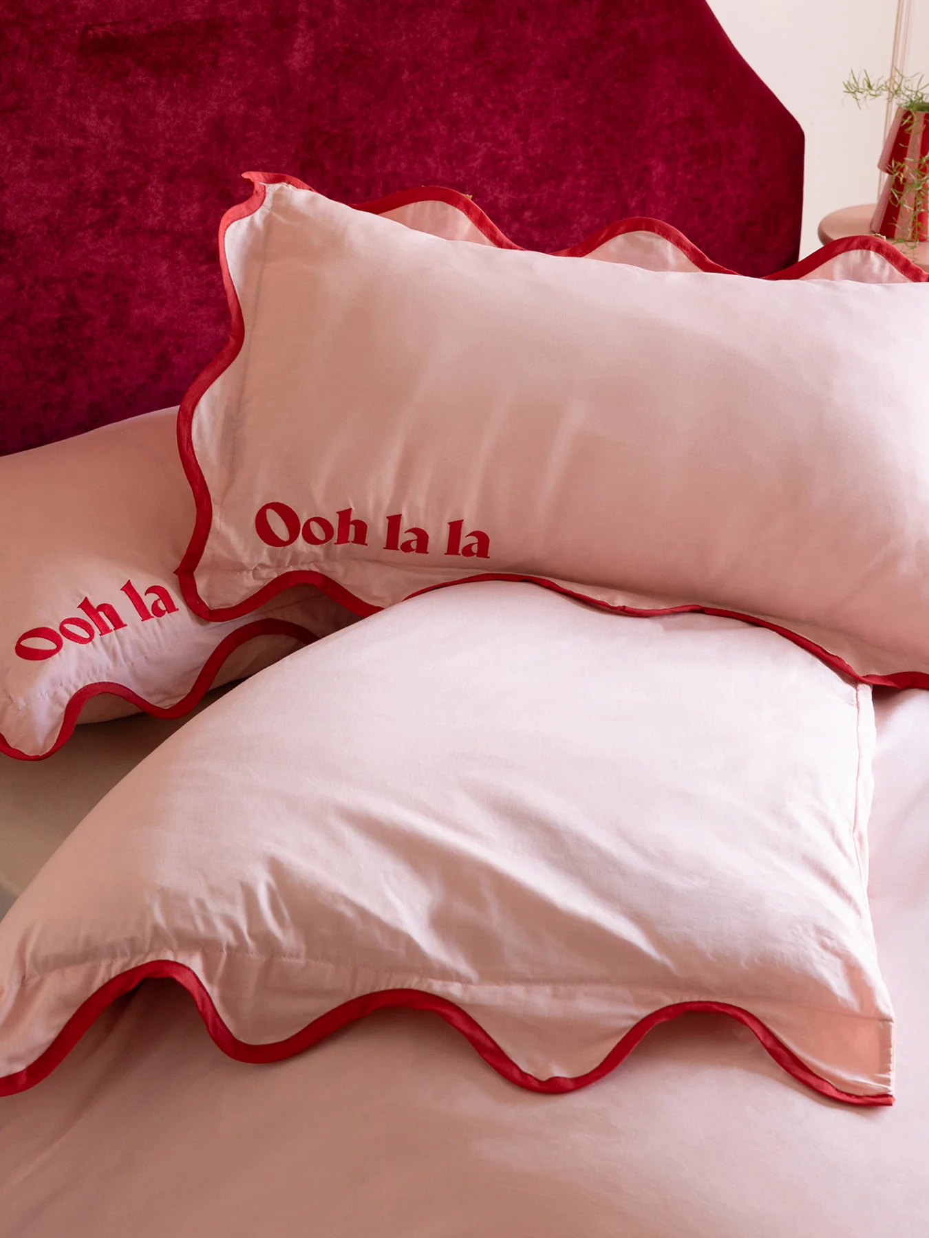 Ooh La La King Duvet Set Pink - Image 4