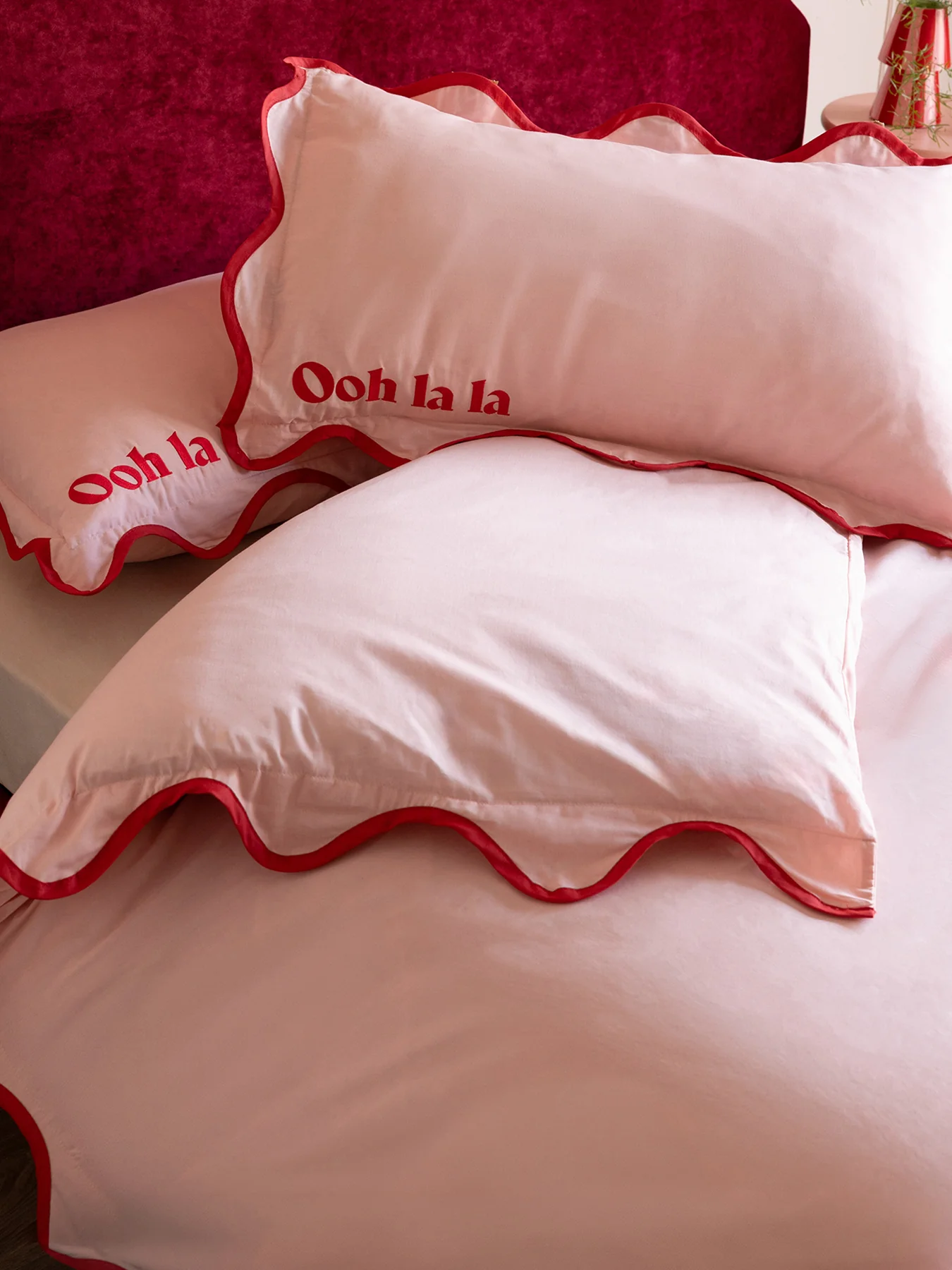 Ooh La La Super King Duvet Set Pink - Image 2