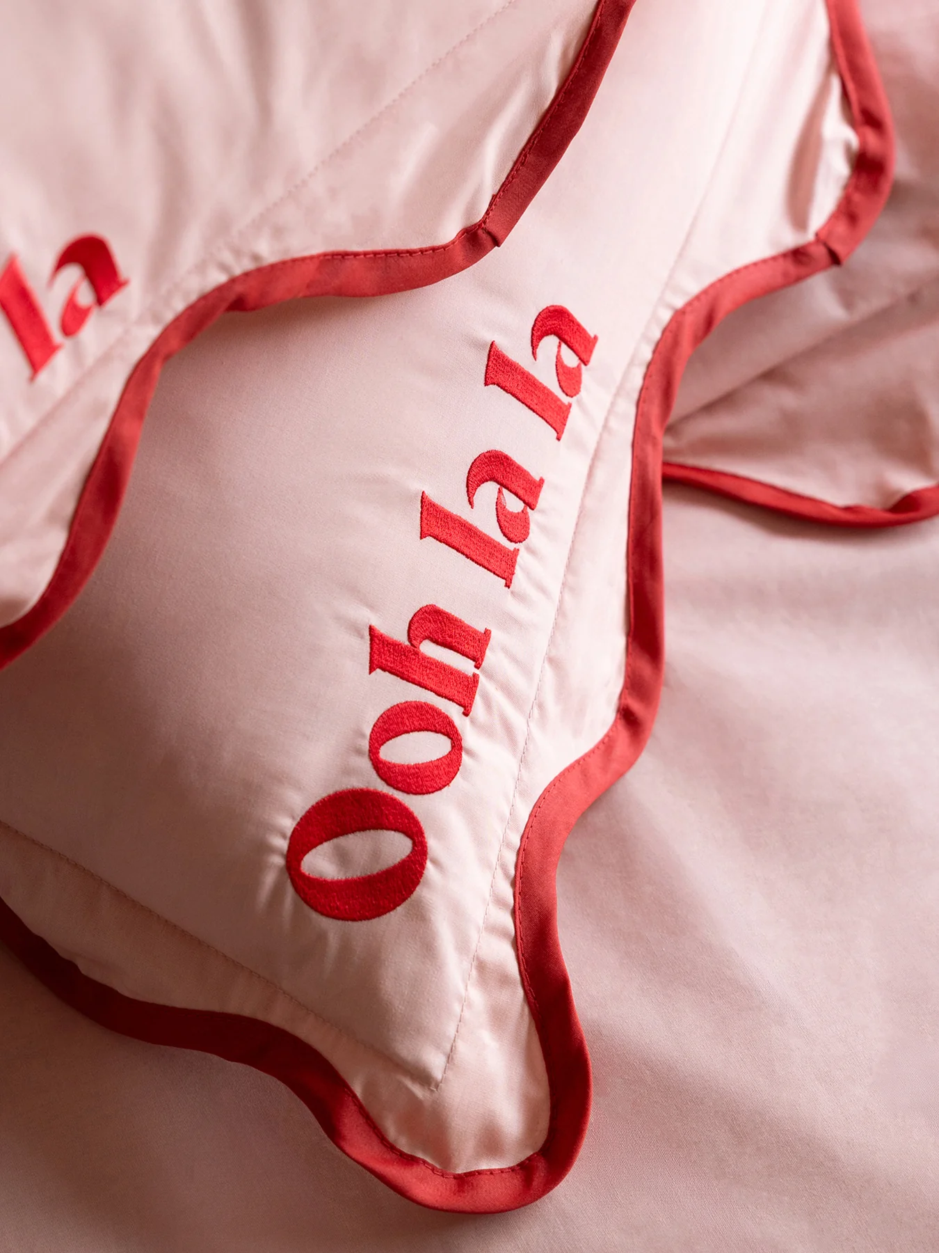 Ooh La La Super King Duvet Set Pink - Image 3