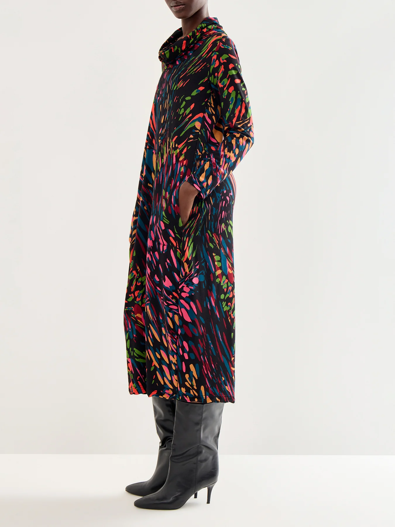 Bright Scattered Wings Dress Multi - Image 4
