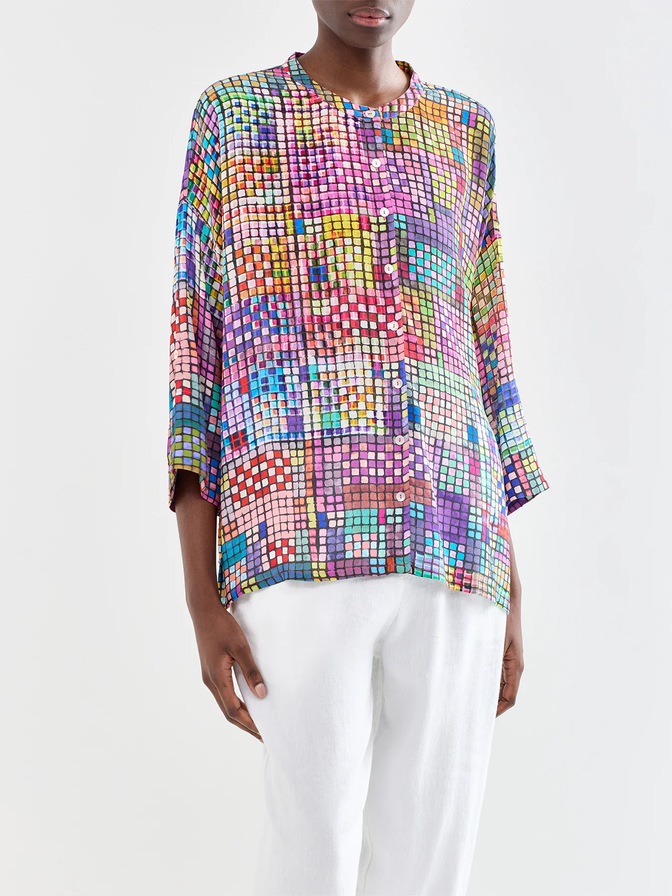 Coloured Glass Tiles Shirt - Image 4