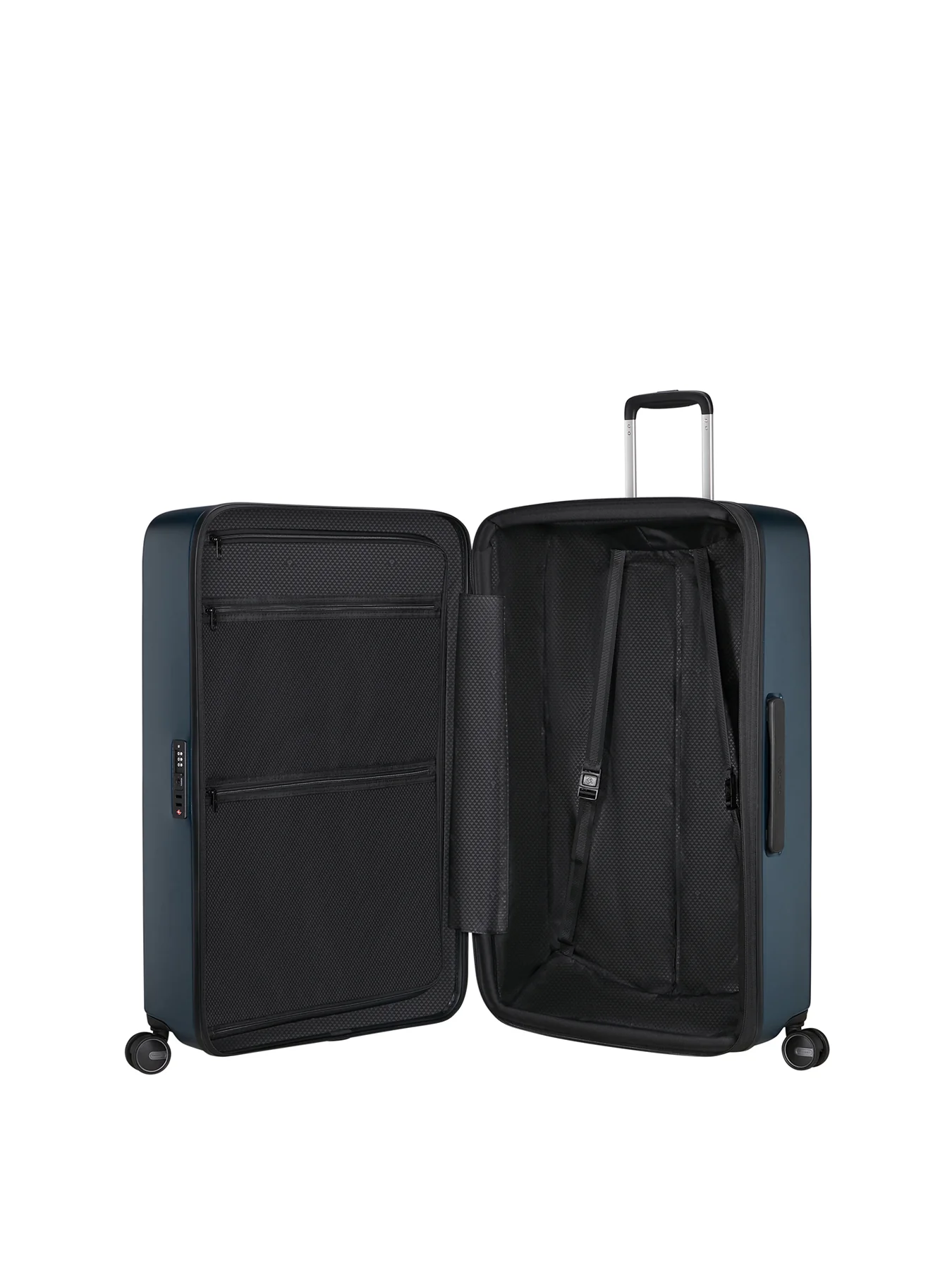 Fyrm Large Expandable Spinner Suitcase 77cm Blue - Image 3