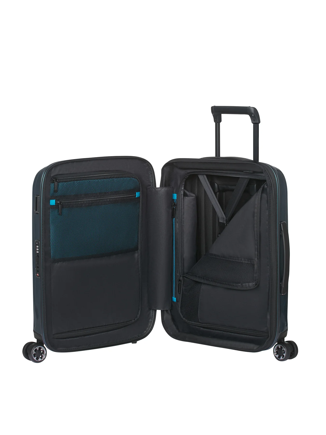 Nexis Cabin Luggage Suitcase 55cm Blue - Image 4