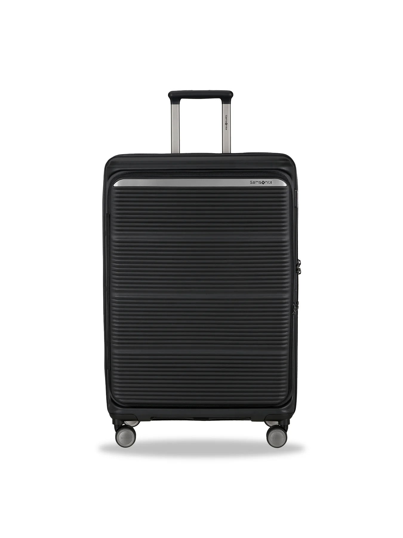 Paralux Expandable Large Suitcase Black - Image 2