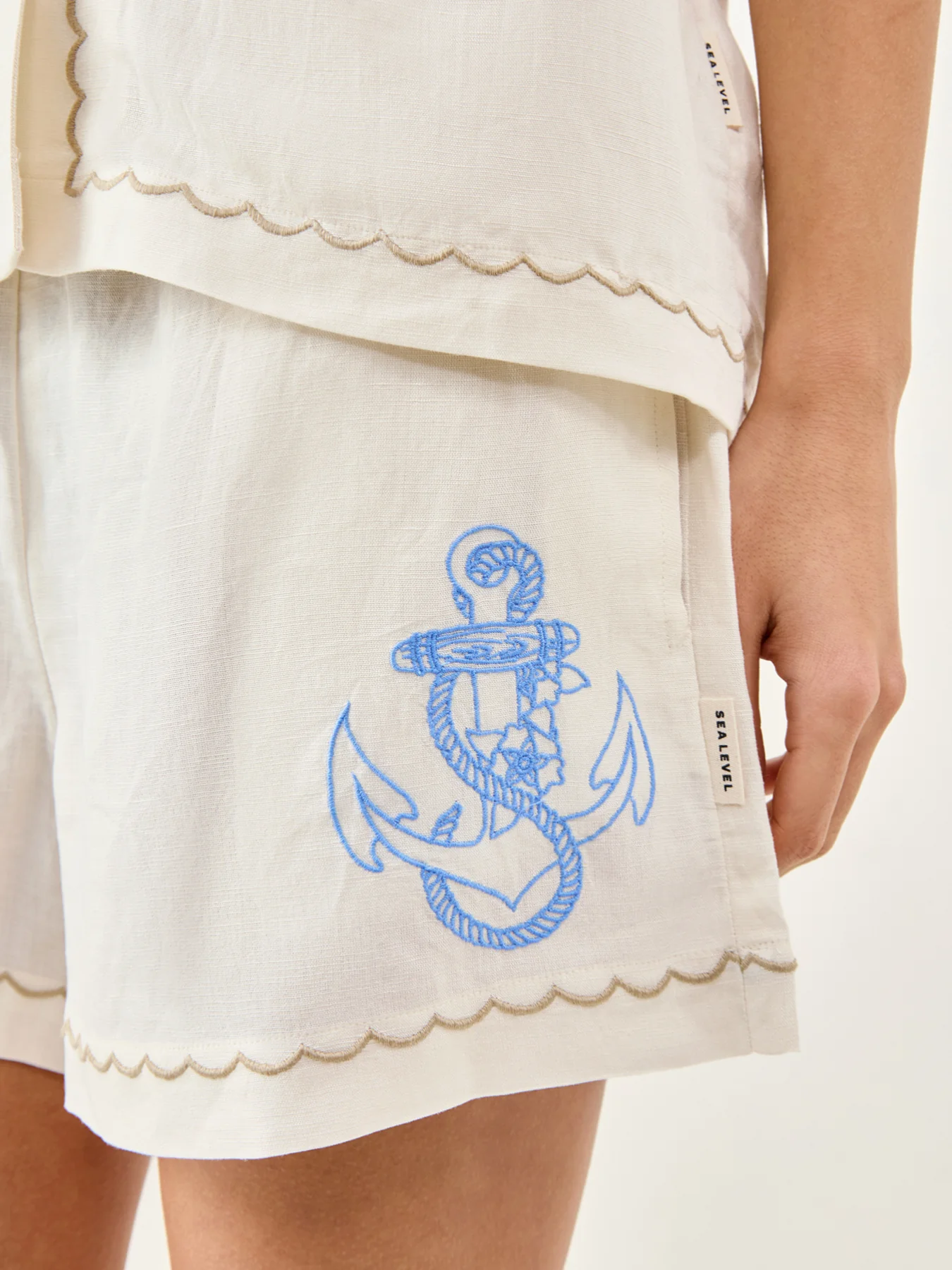 Boxer Short Cover Up Cream - Image 3