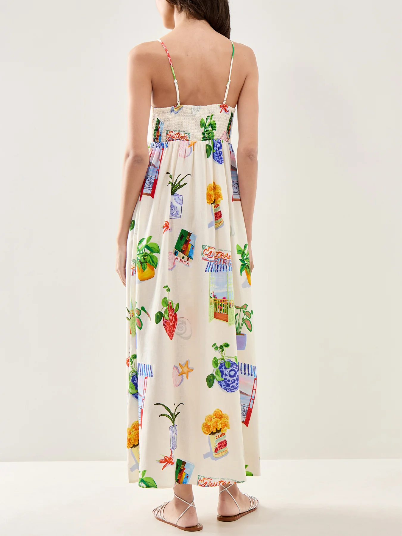La Boca Tiered Maxi Dress Multi - Image 5