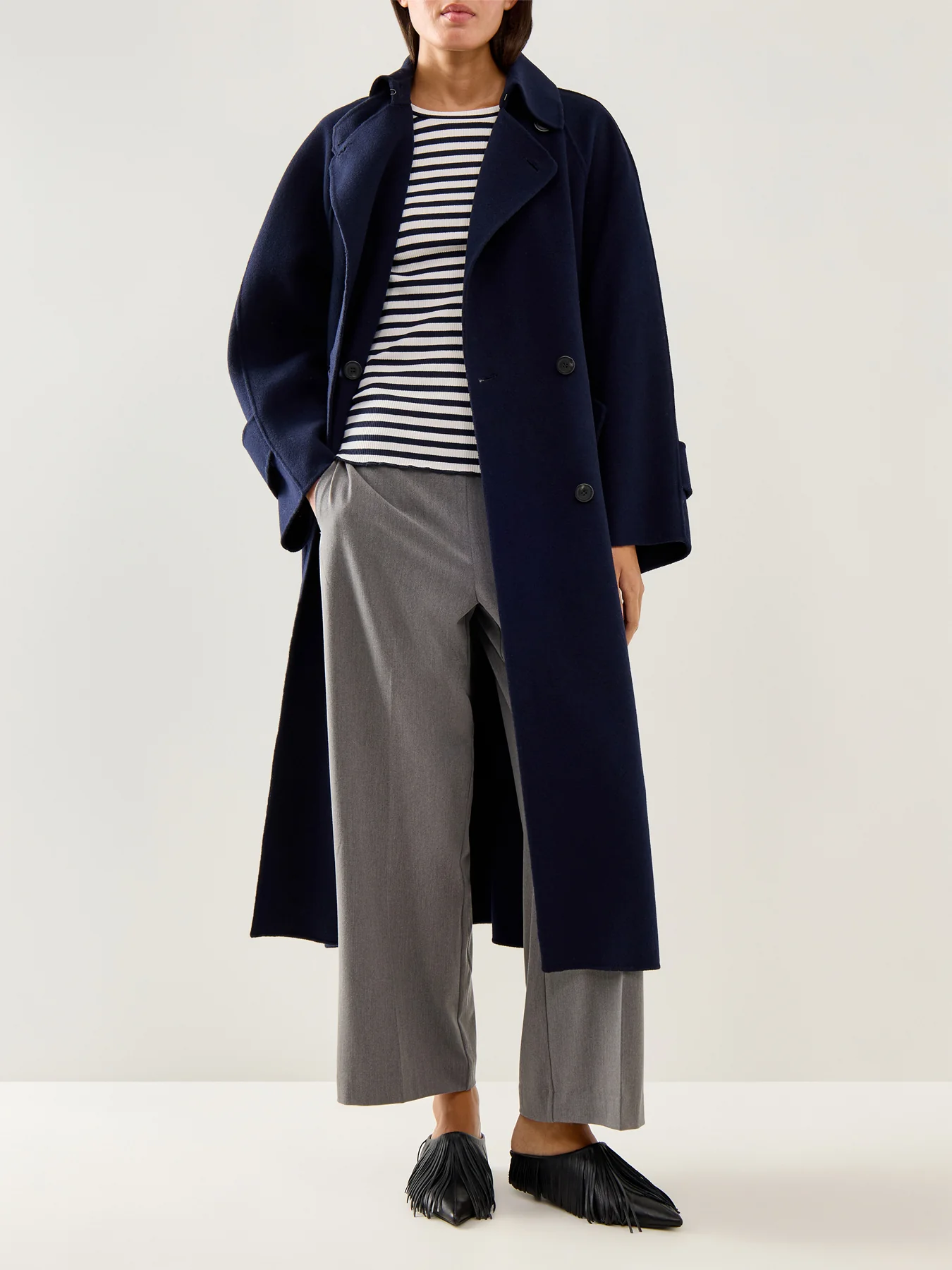 Anna Crew Neck Tee Stripe - Image 3