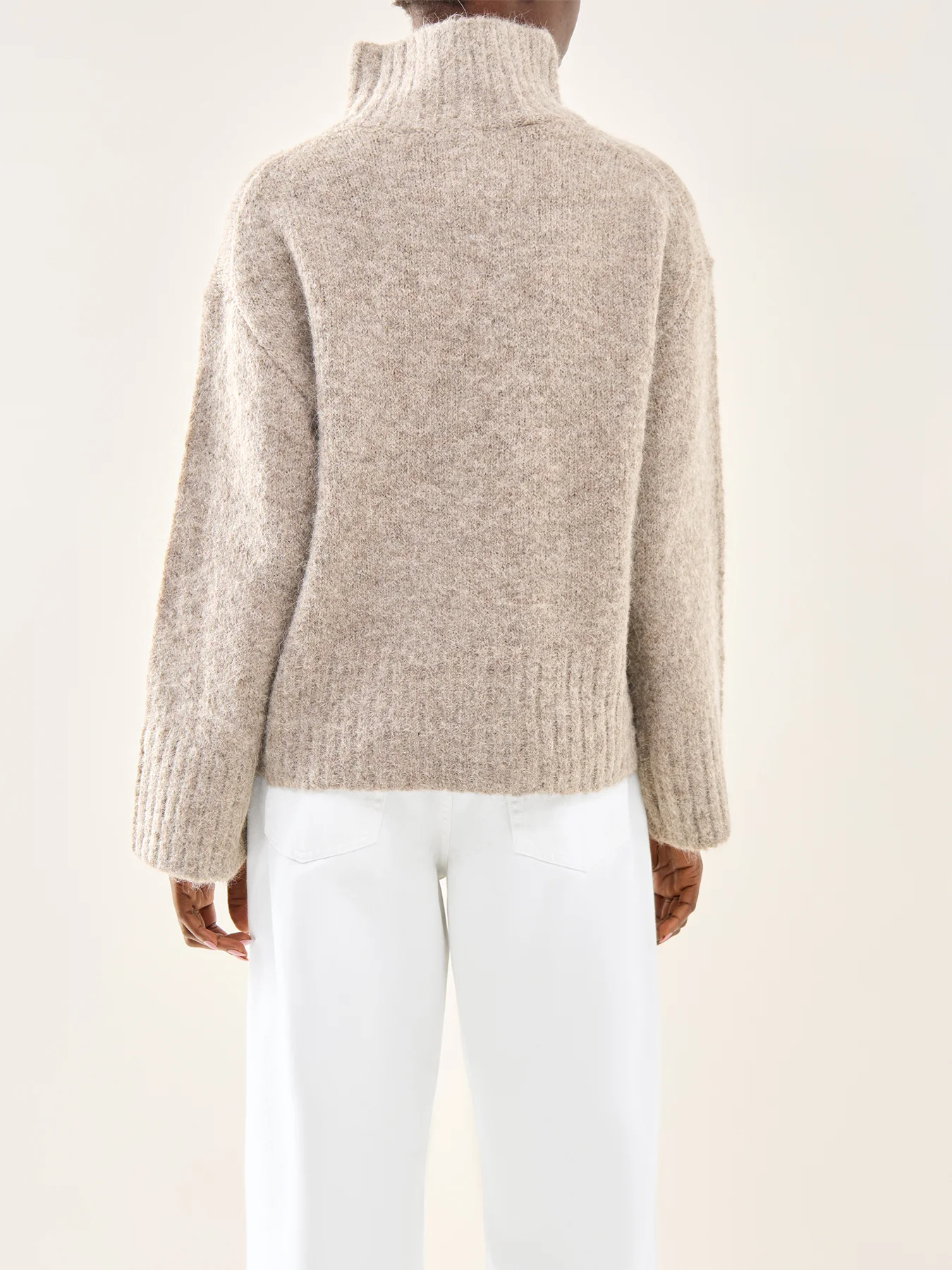 Gabriella High Neck Knit Grey - Image 5