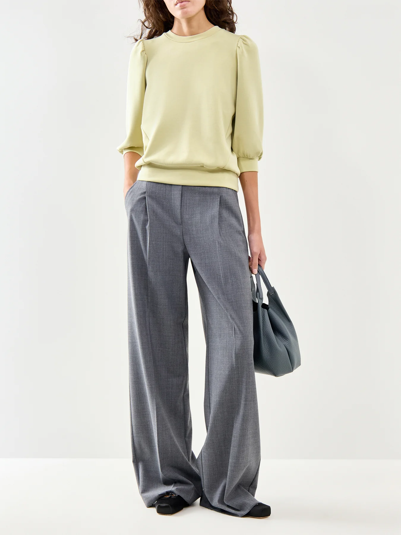 Tenny 3/4 Sweat Top Lint - Image 2