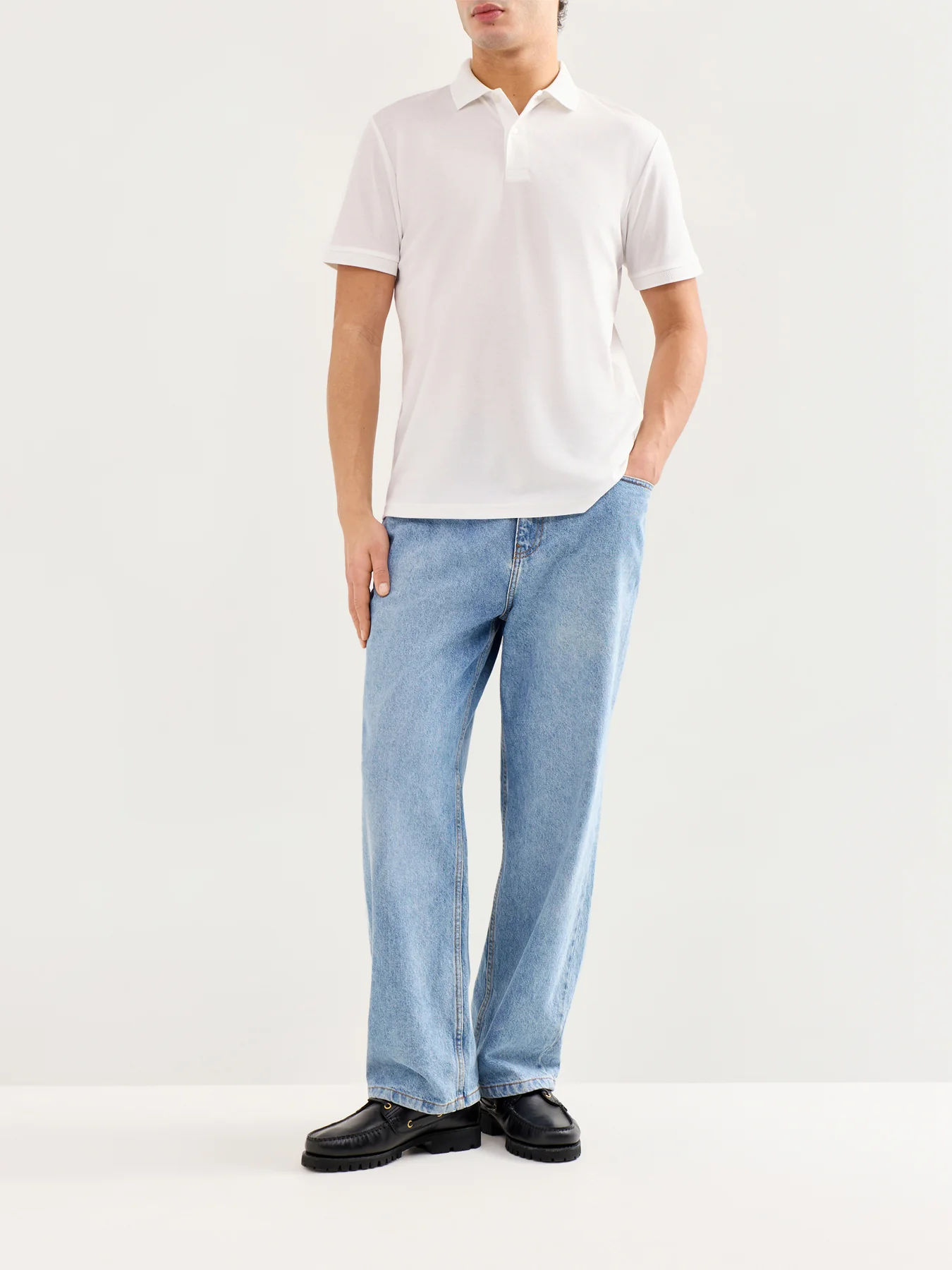 Slhfave Button Ss Polo Noos - Image 2