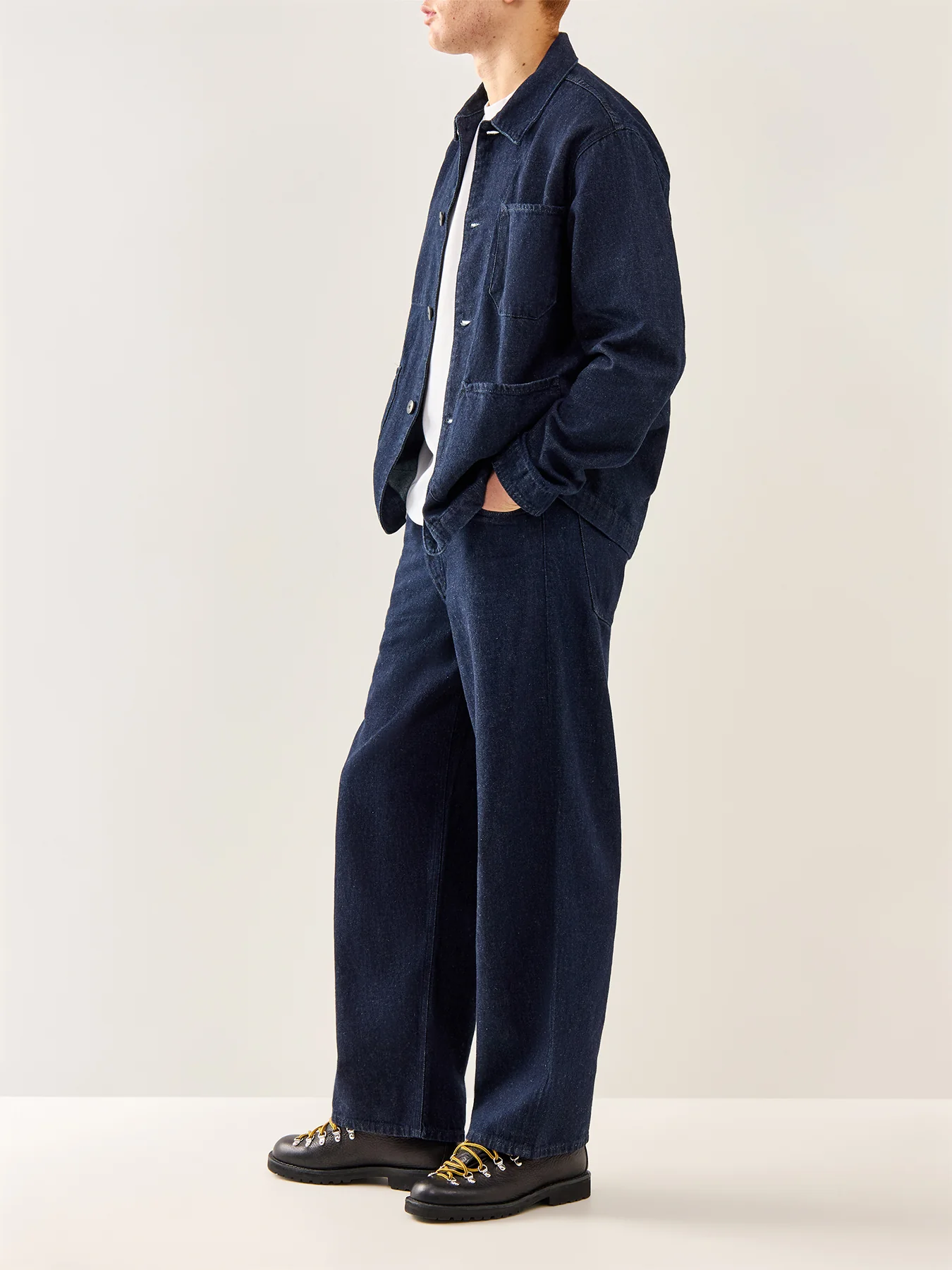 Landon Regular Fit Denim Jacket Dark Blue - Image 2