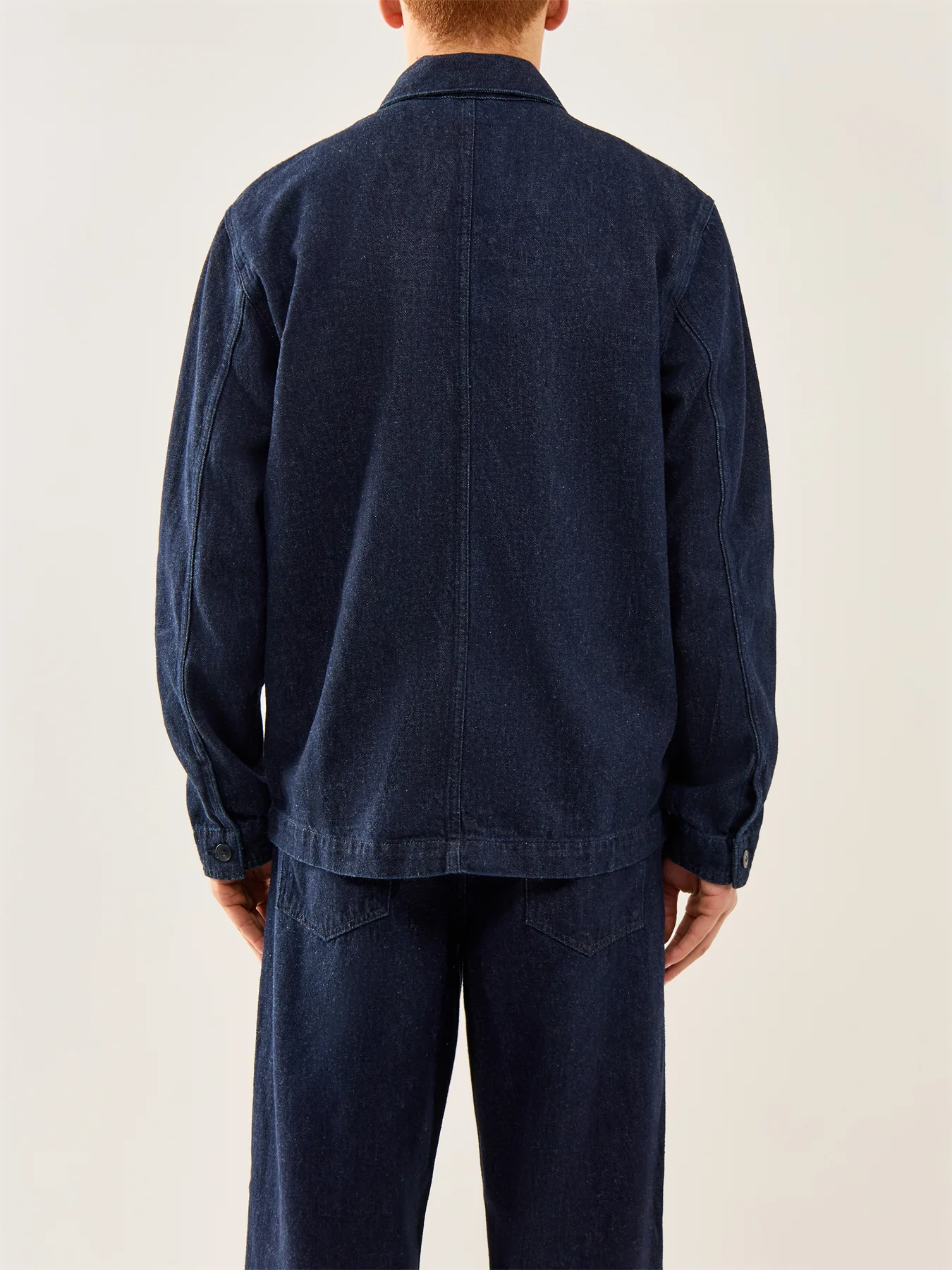 Landon Regular Fit Denim Jacket Dark Blue - Image 5