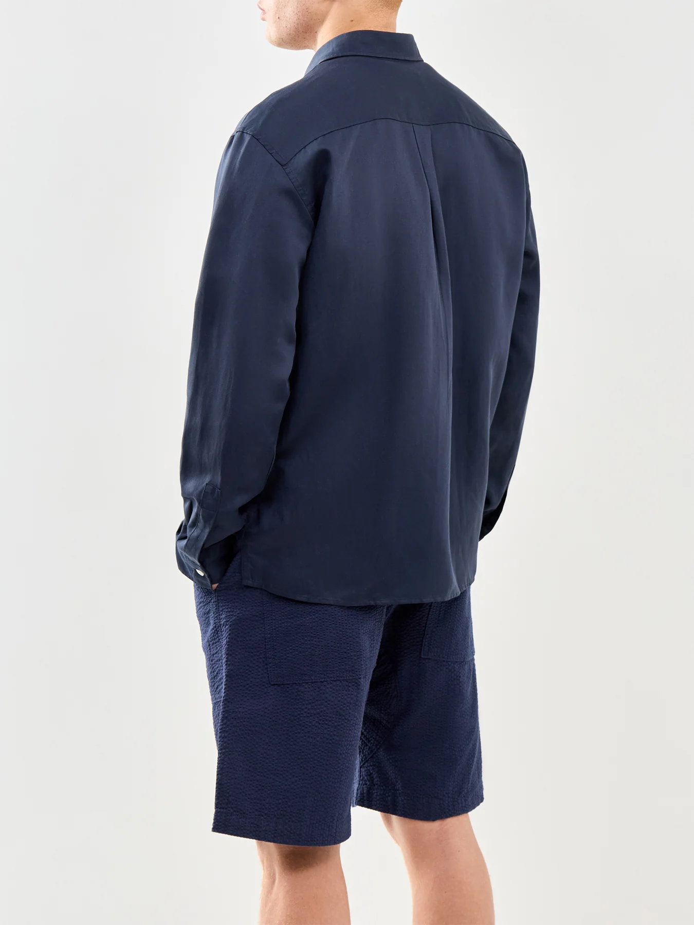 Long Sleeve Shirt Navy - Image 5