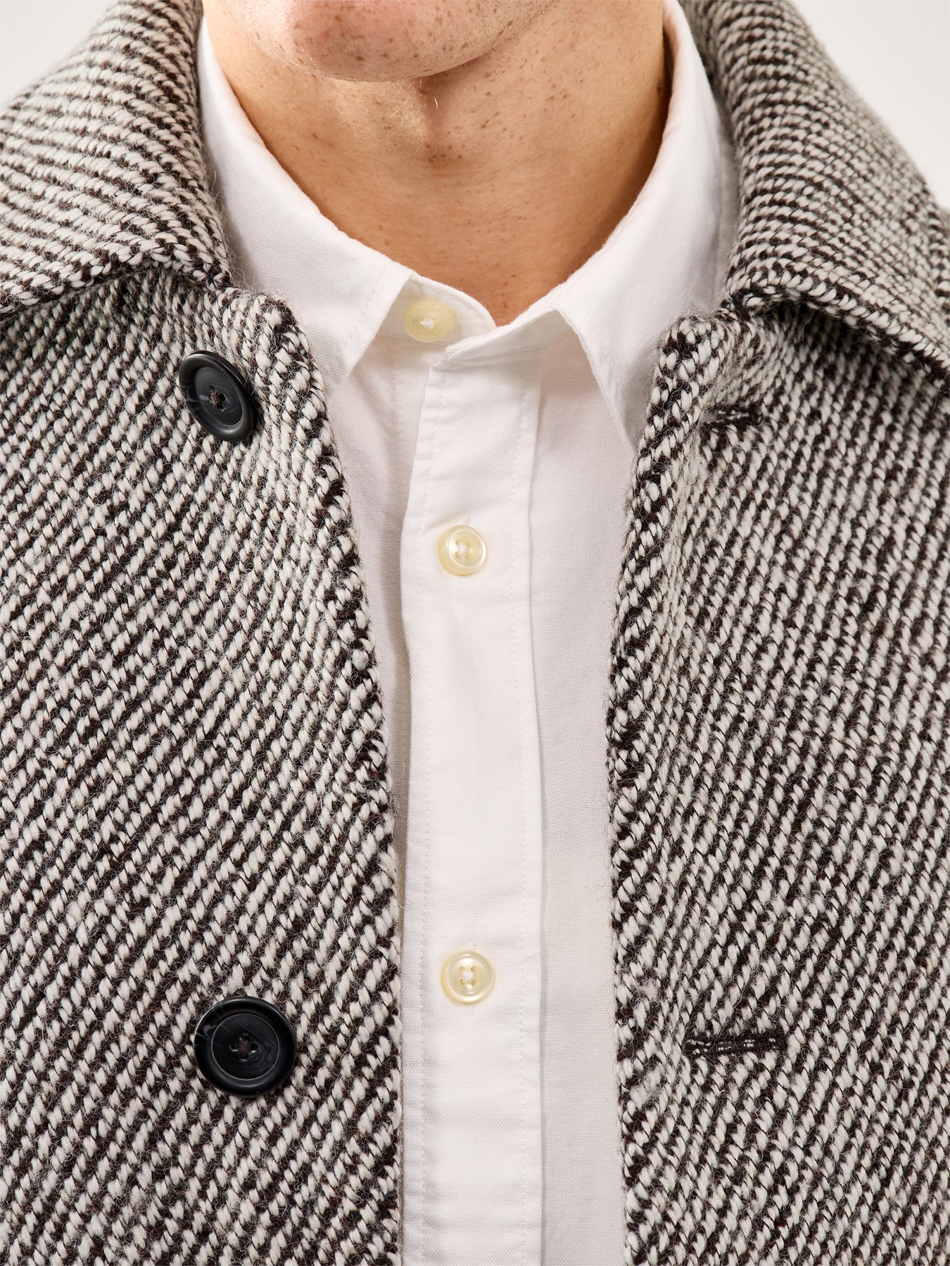 Sander Relaxed Oxford Shirt White - Image 3