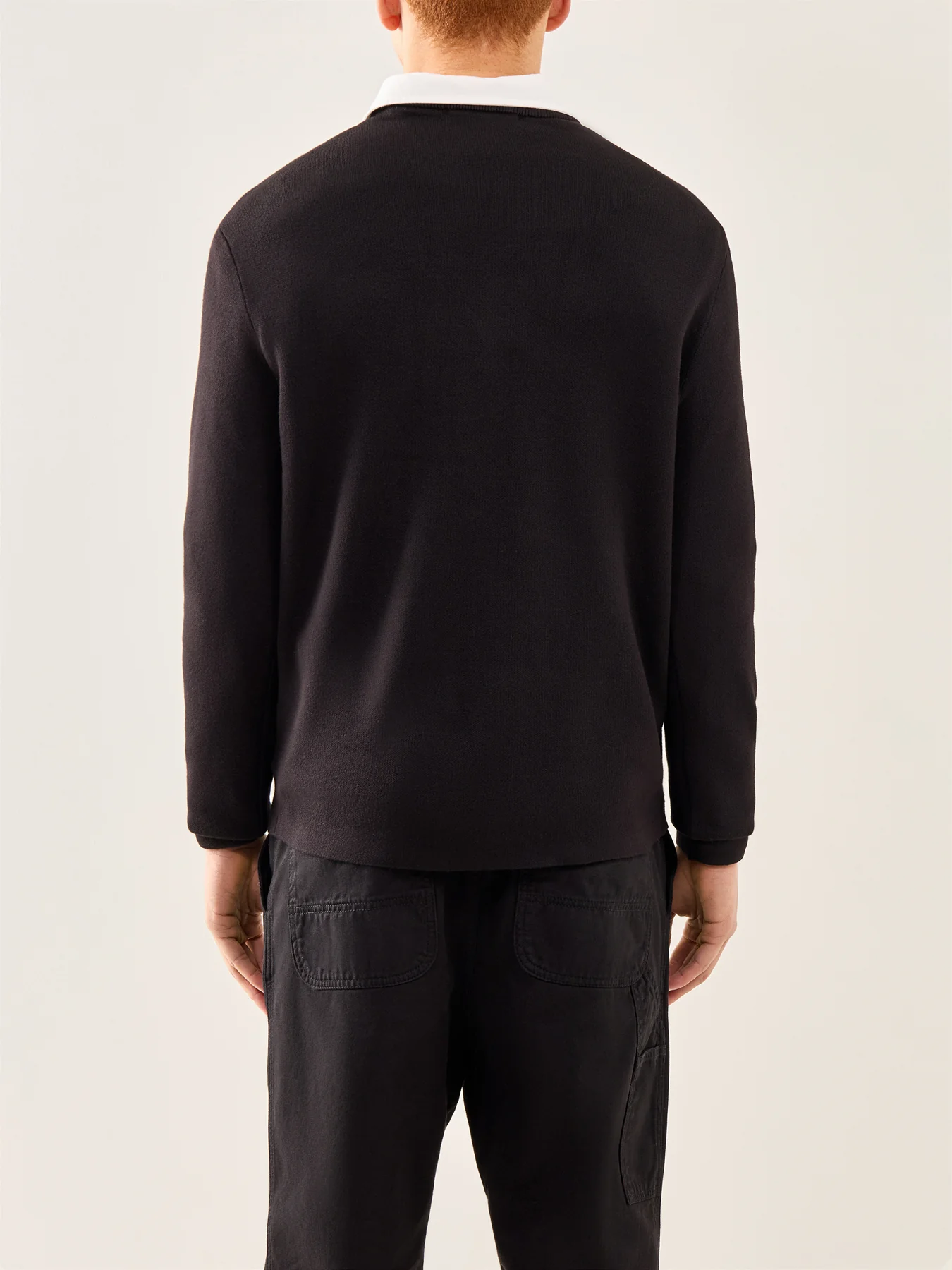 Teller Relaxed Crew Neck Sweatshirt Black - Image 5