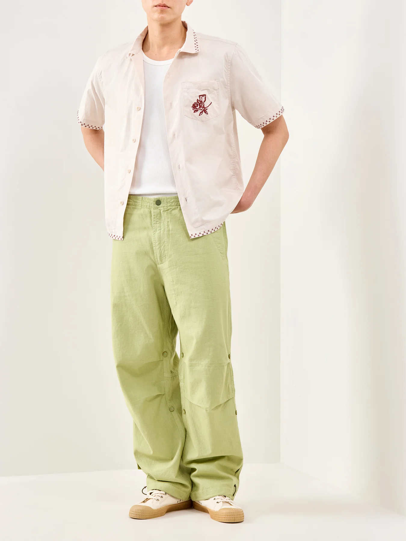 Short Sleeve Shirt White - Image 2