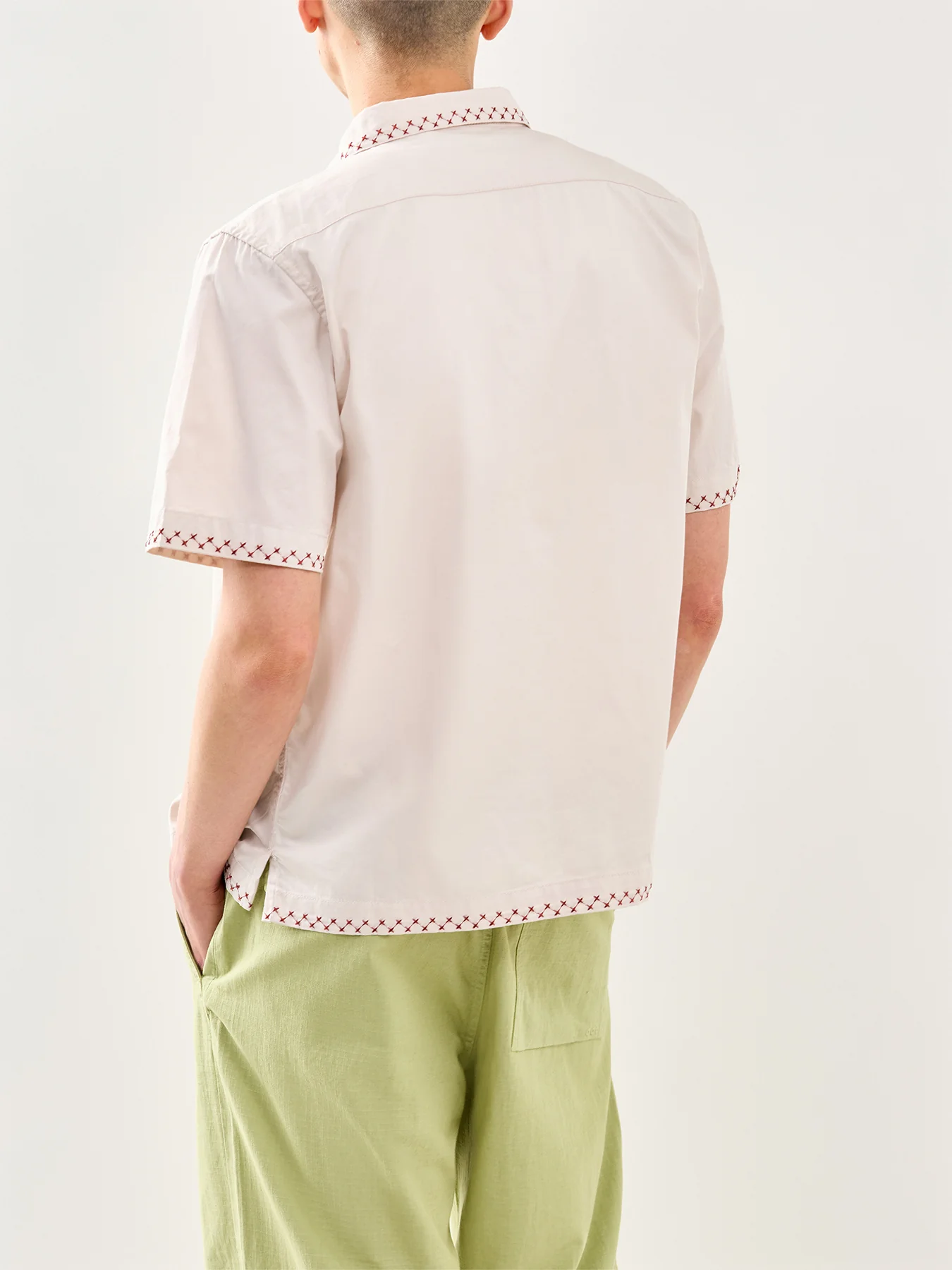 Short Sleeve Shirt White - Image 4