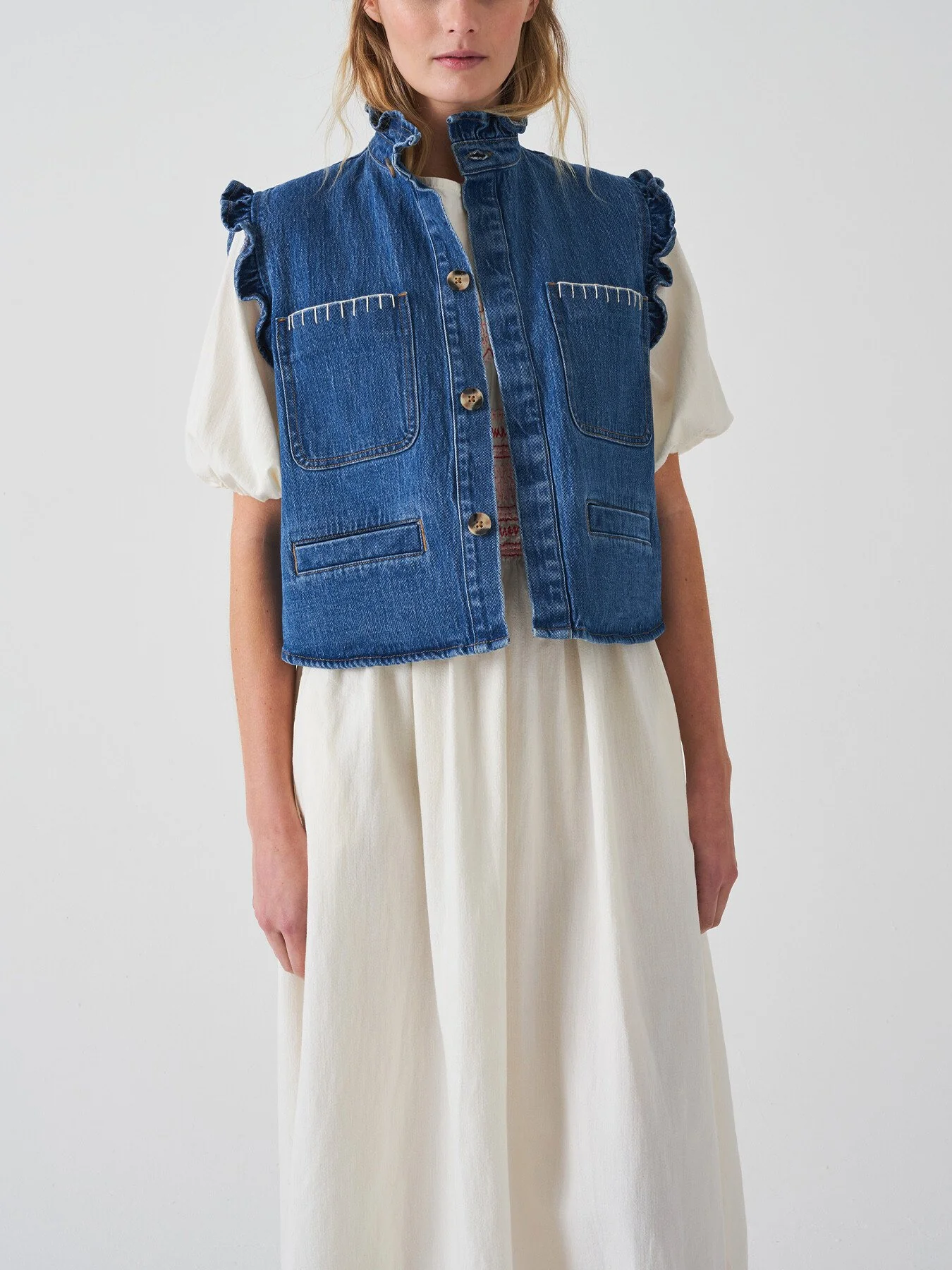 Pablo Waistcoat in Vintage Americana - Image 3