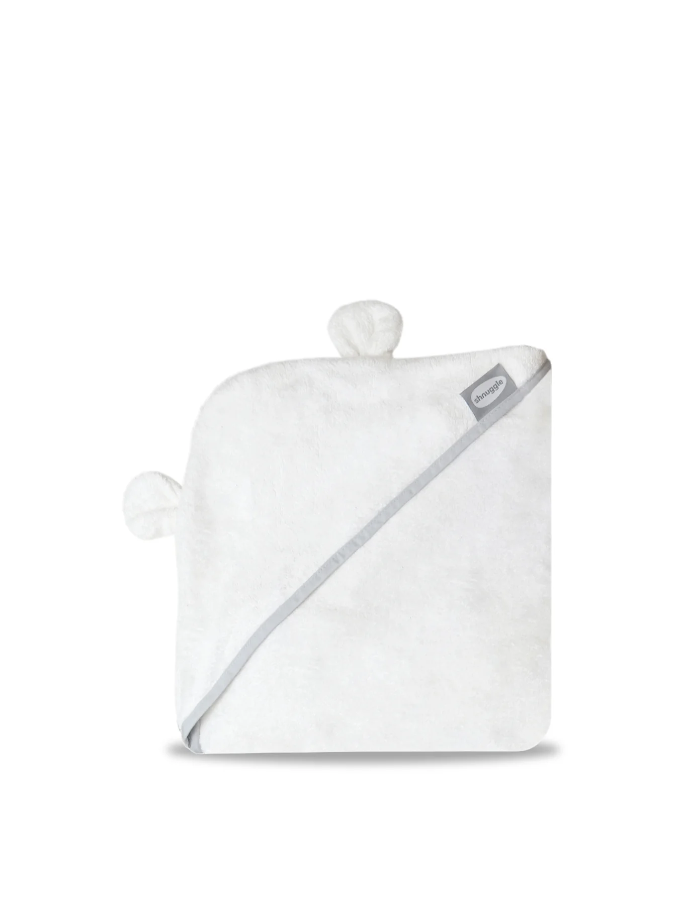 Wearable Baby Towel with Ears White