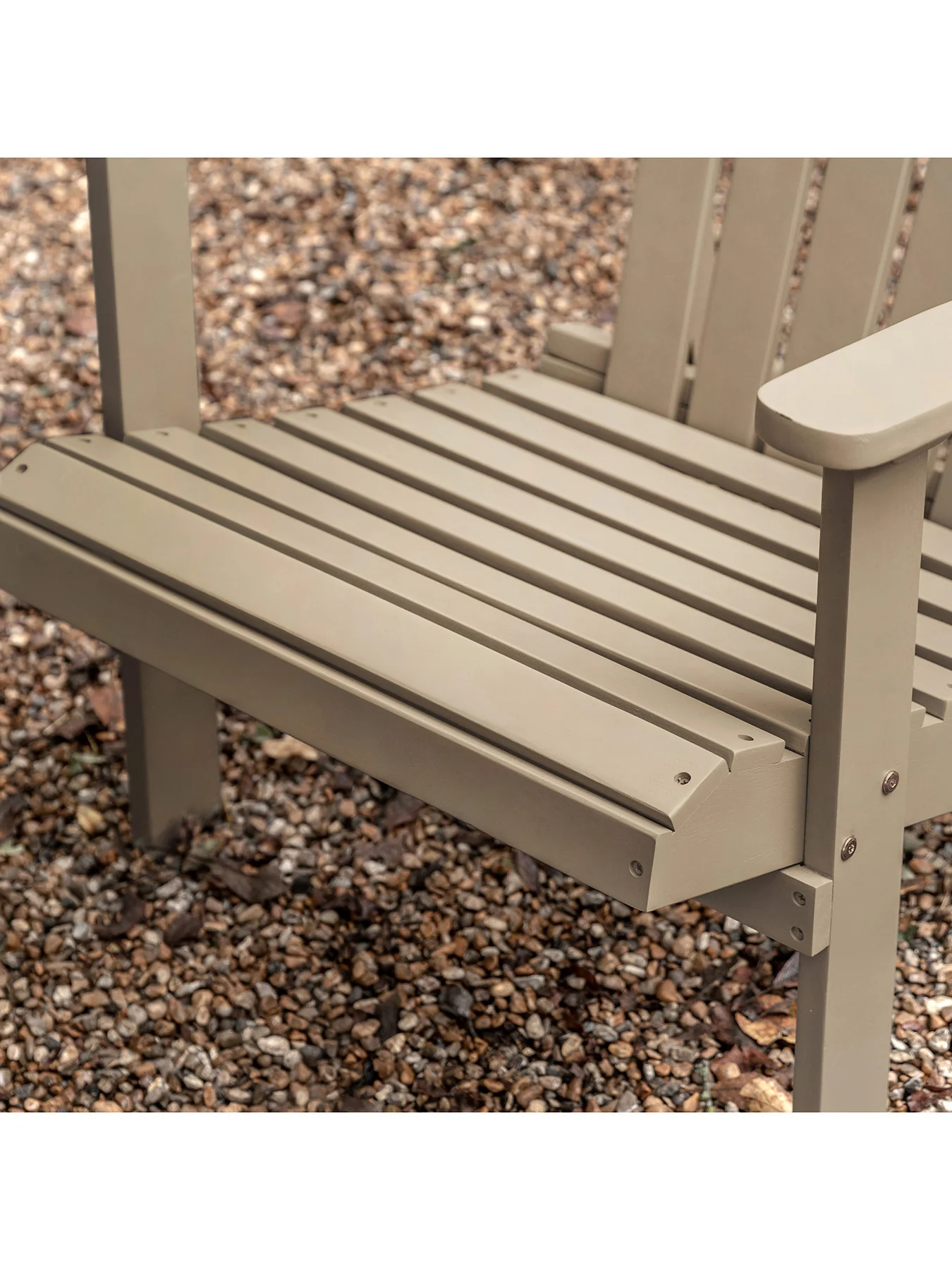 Siena Wooden Lounge Chair Taupe - Image 3