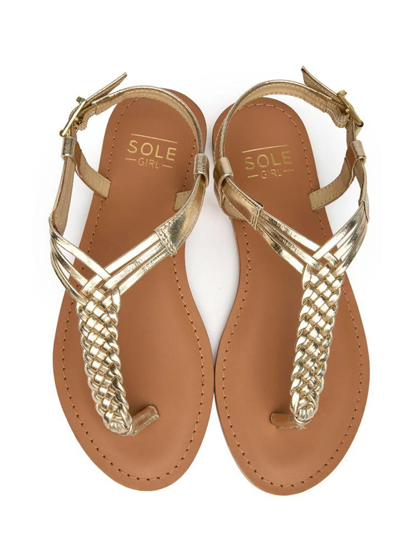 Dulce Thong Sandals Gold - Image 2
