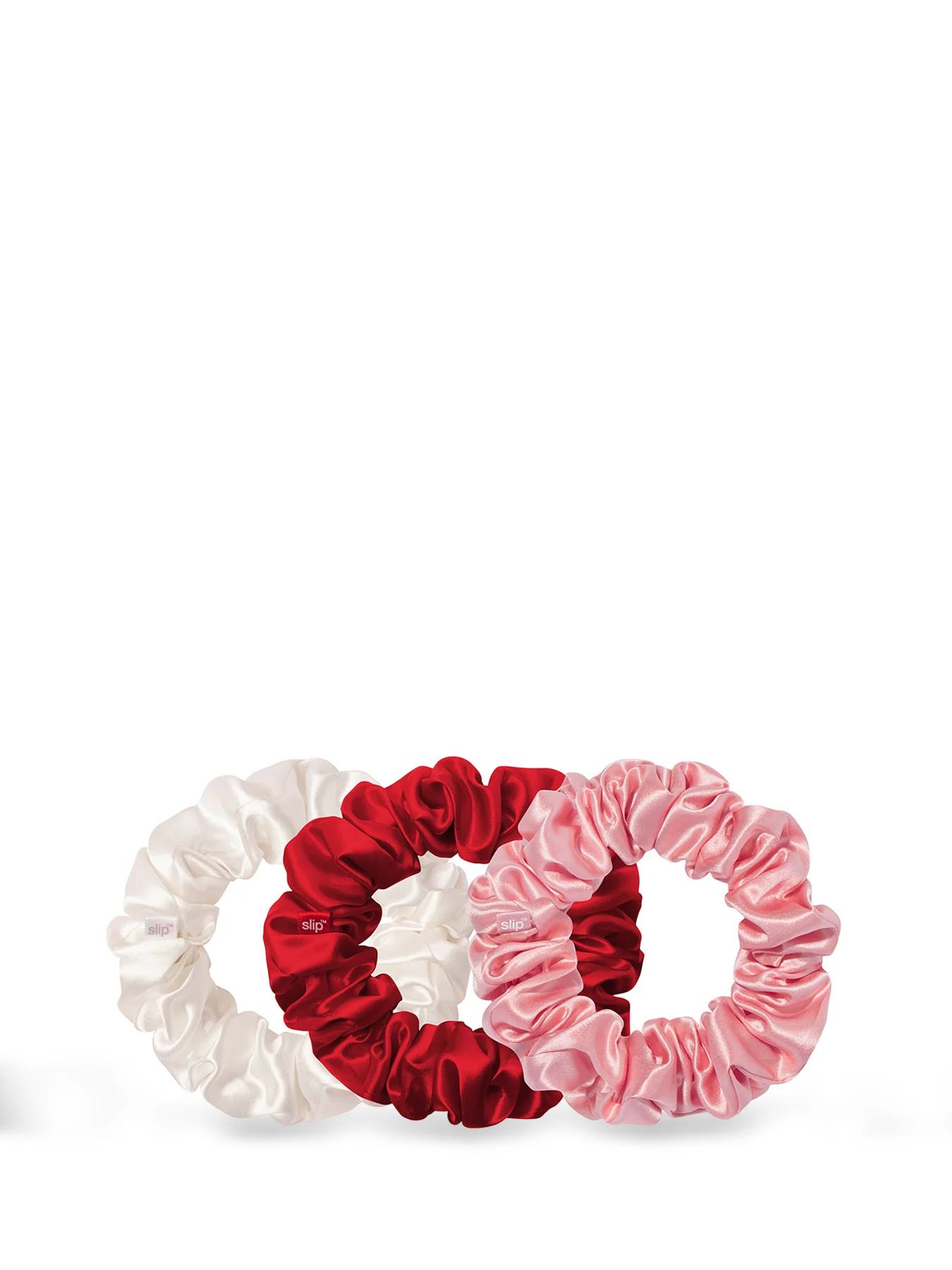 Pure Silk Large Scrunchies Rosy - Image 2