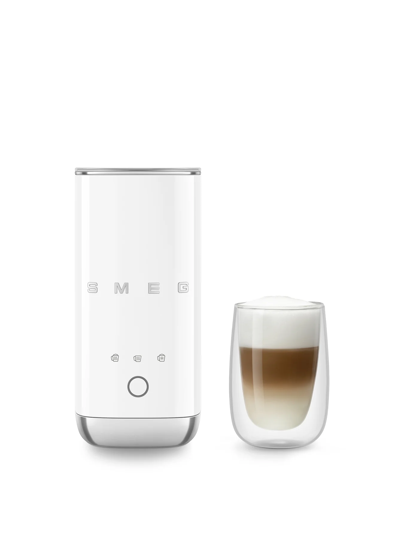 Mini Milk Frother in White - Image 2
