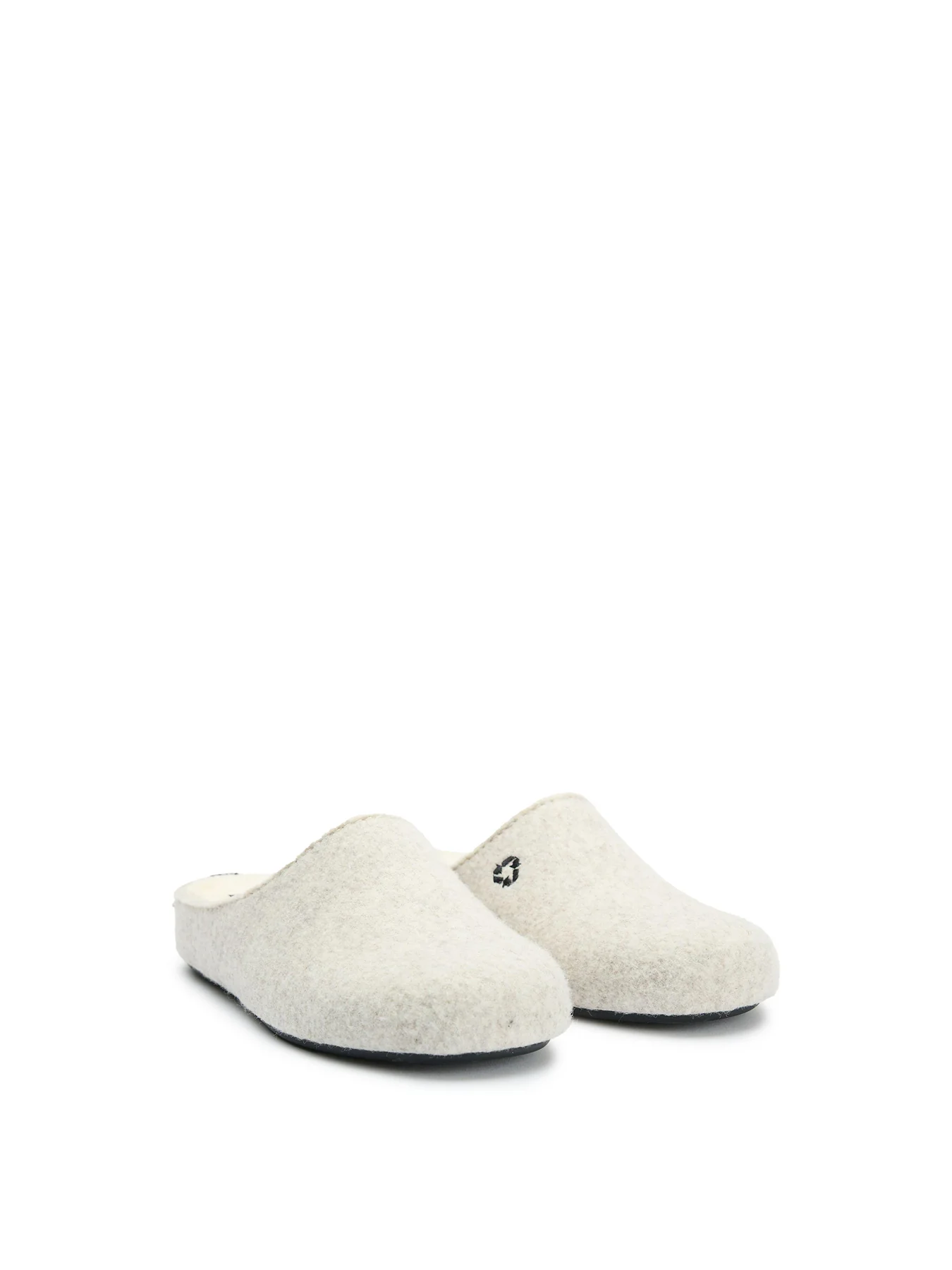 Womens V.GAN Vegan Date Mule Textile Slippers Brown - Image 3