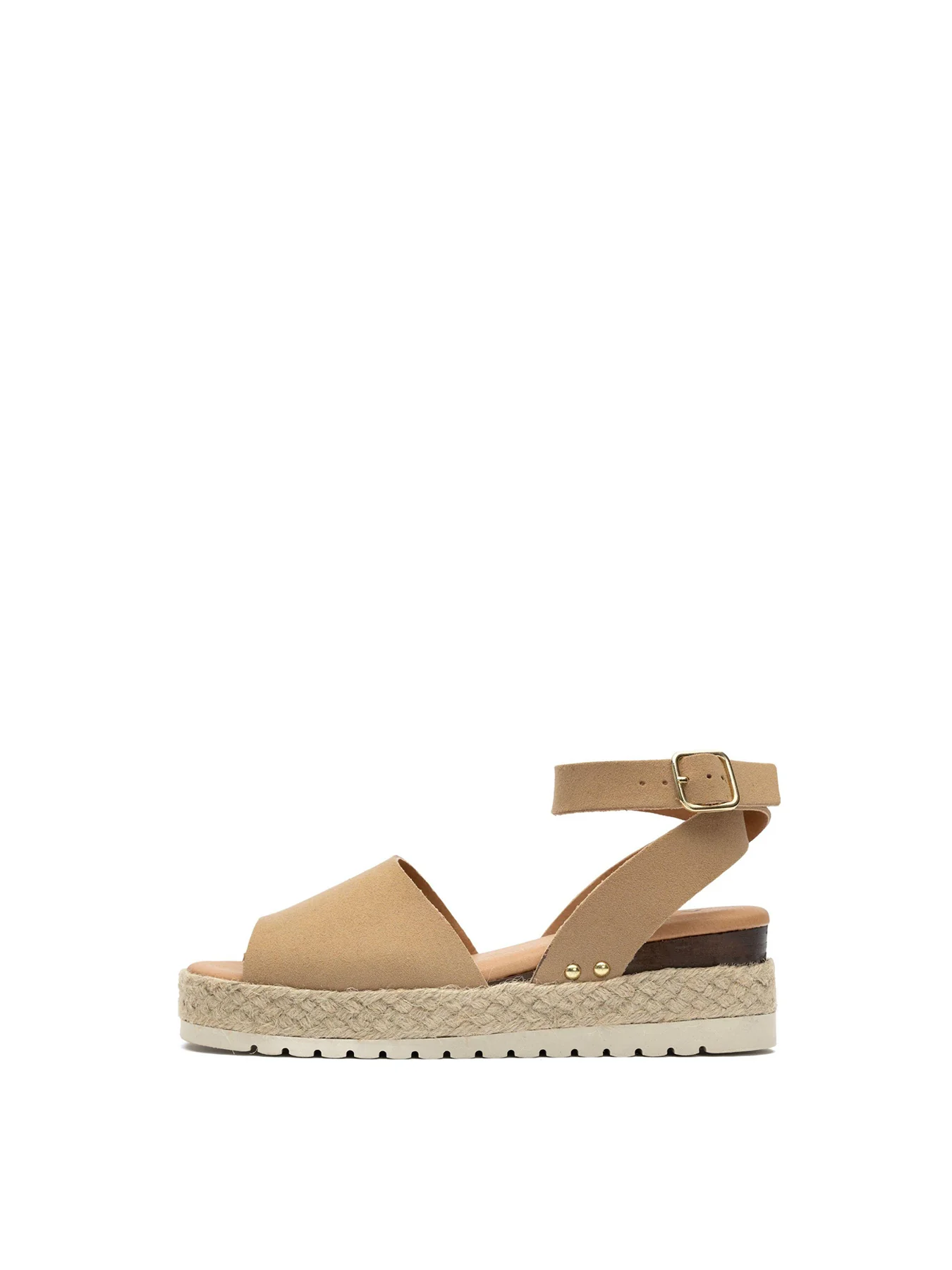 Womens V.GAN Vegan Dragon Espadrille Synthetic Sandals Taupe - Image 2