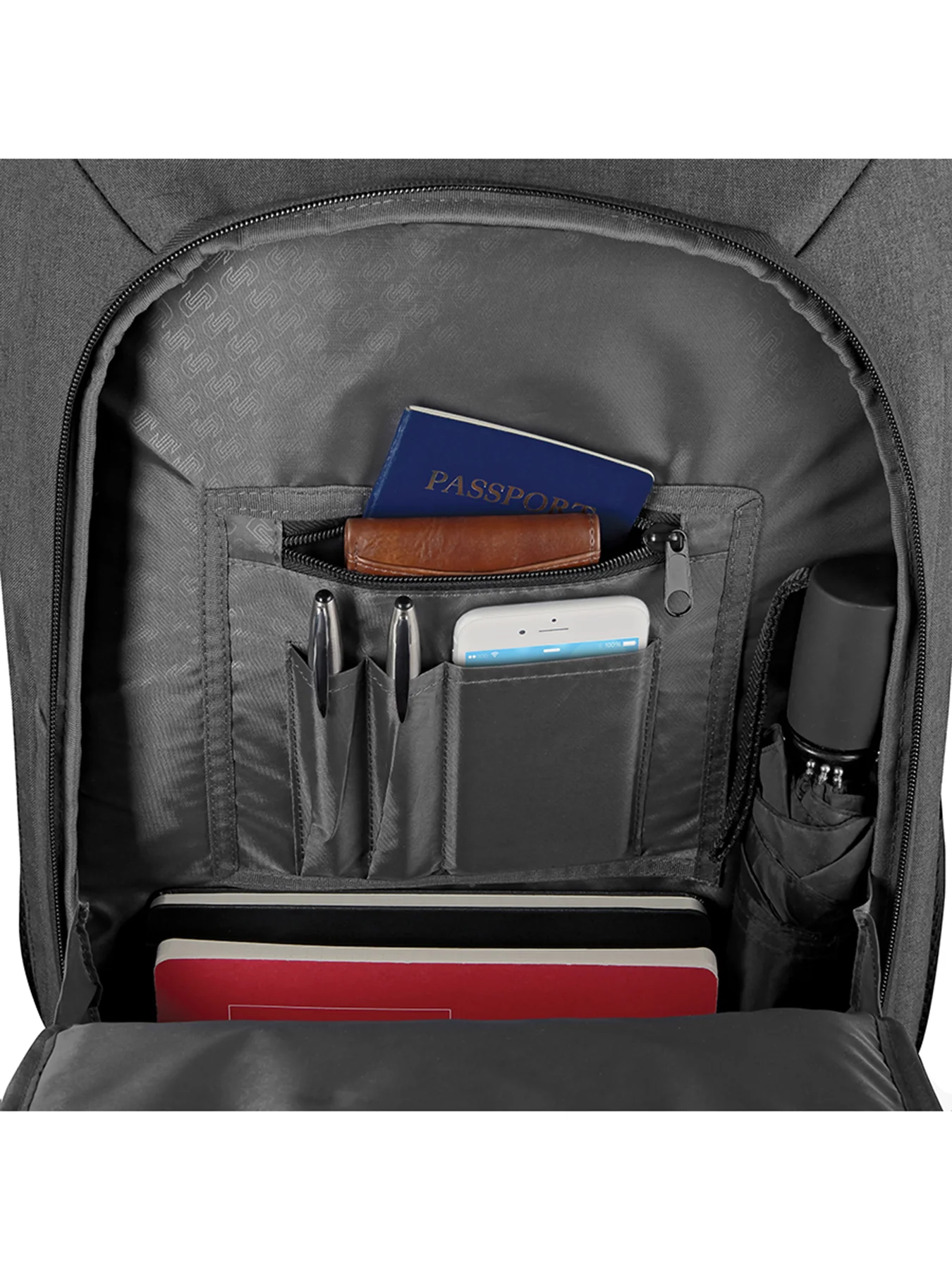 Grand Travel TSA Laptop Backpack Grey - Image 4