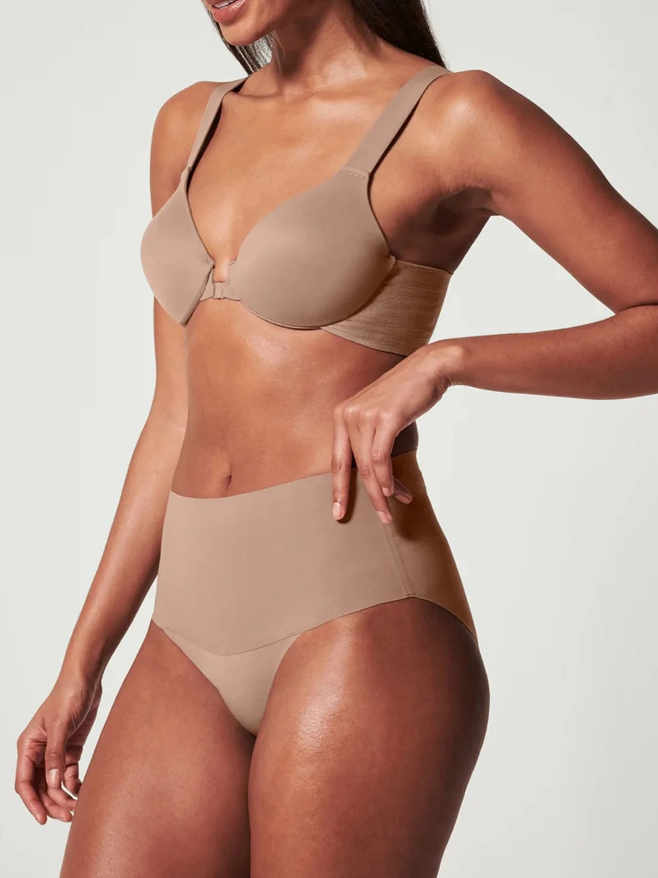 Spanx Supersmooth Undie-Tectable Brief Cafe Au Lait - Image 3