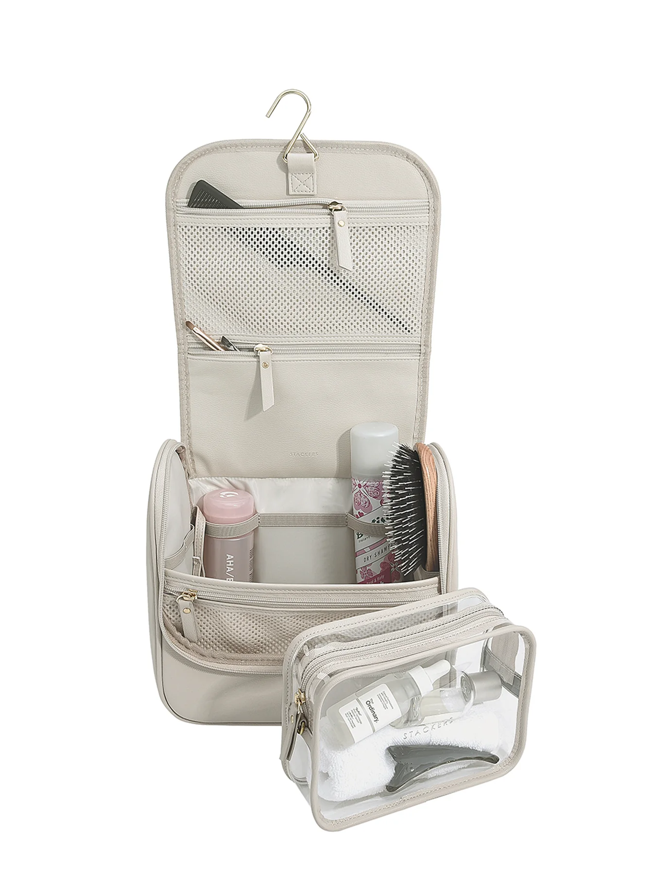 Hanging Wash Bag Large Blush - Image 3