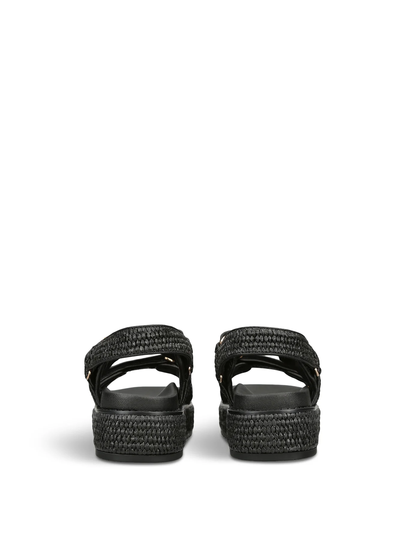 Big Mona Raffia Sandals Natural - Image 3