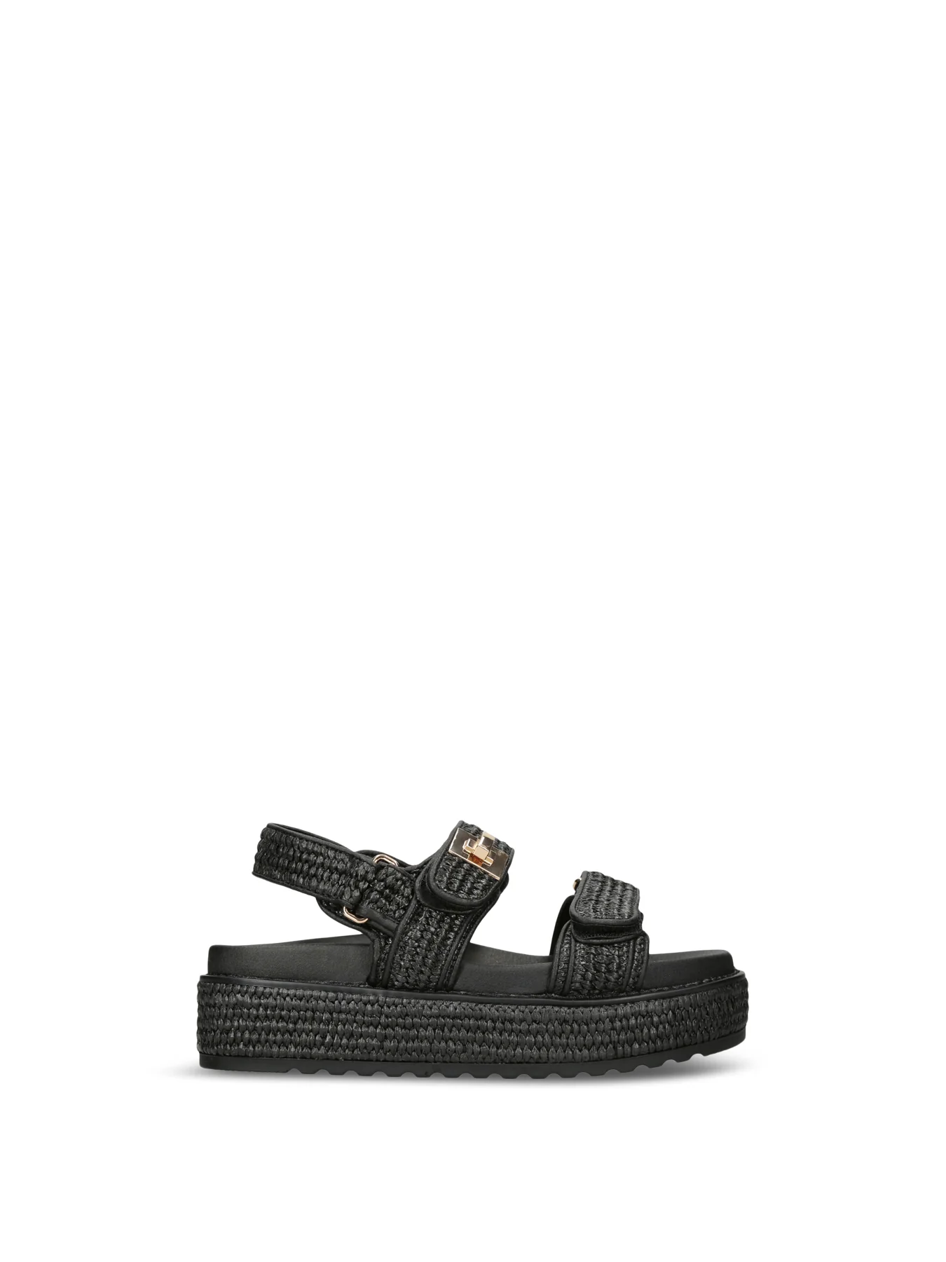 Big Mona Raffia Sandals Natural - Image 4