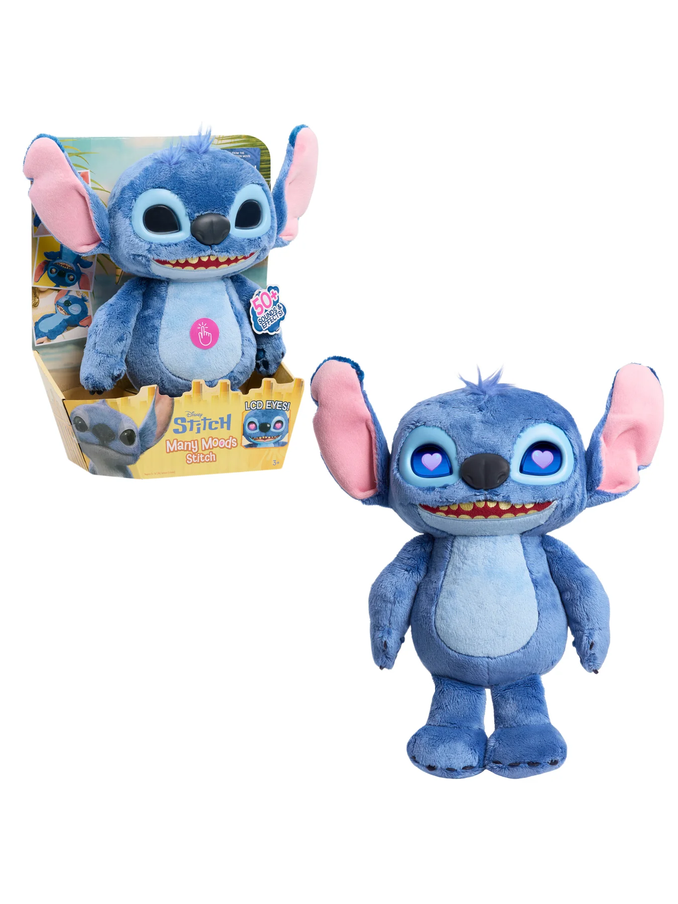 Disney Stitch Many Moods Plush Toy - Image 2