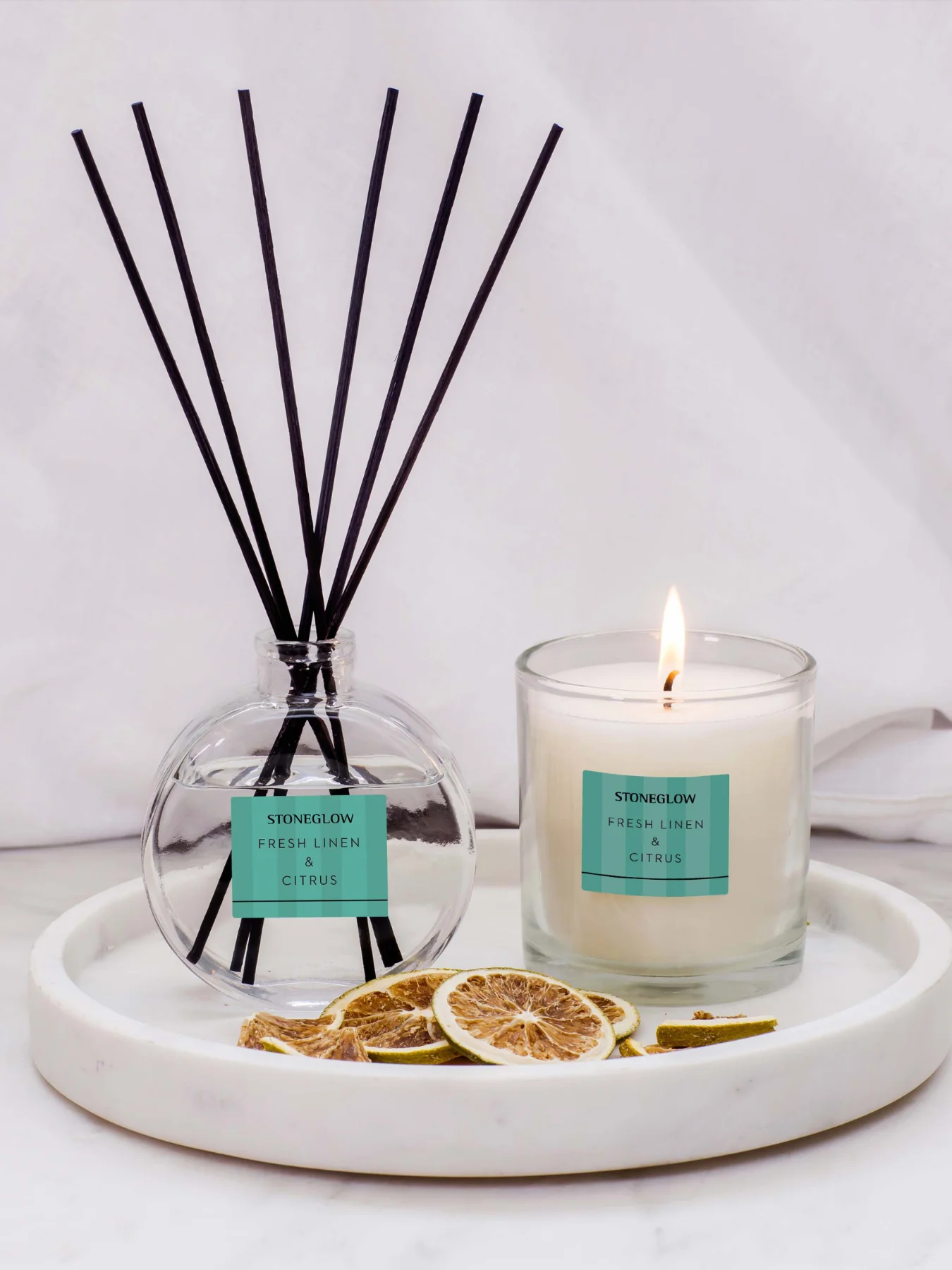 Modern Classics Reed Diffuser Fresh Linen & Citrus - Image 2