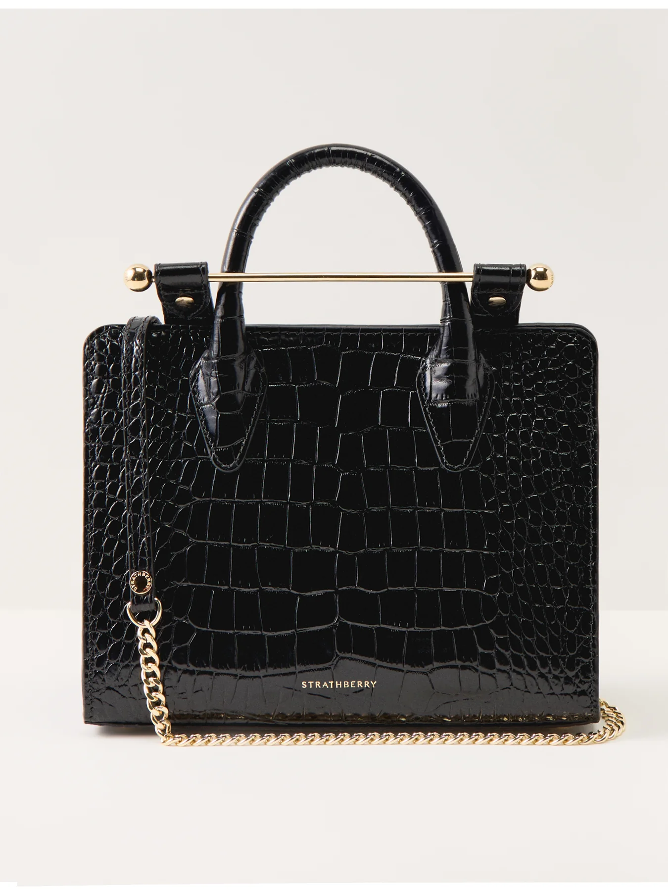 Embossed Croc Mini Tote - Image 5
