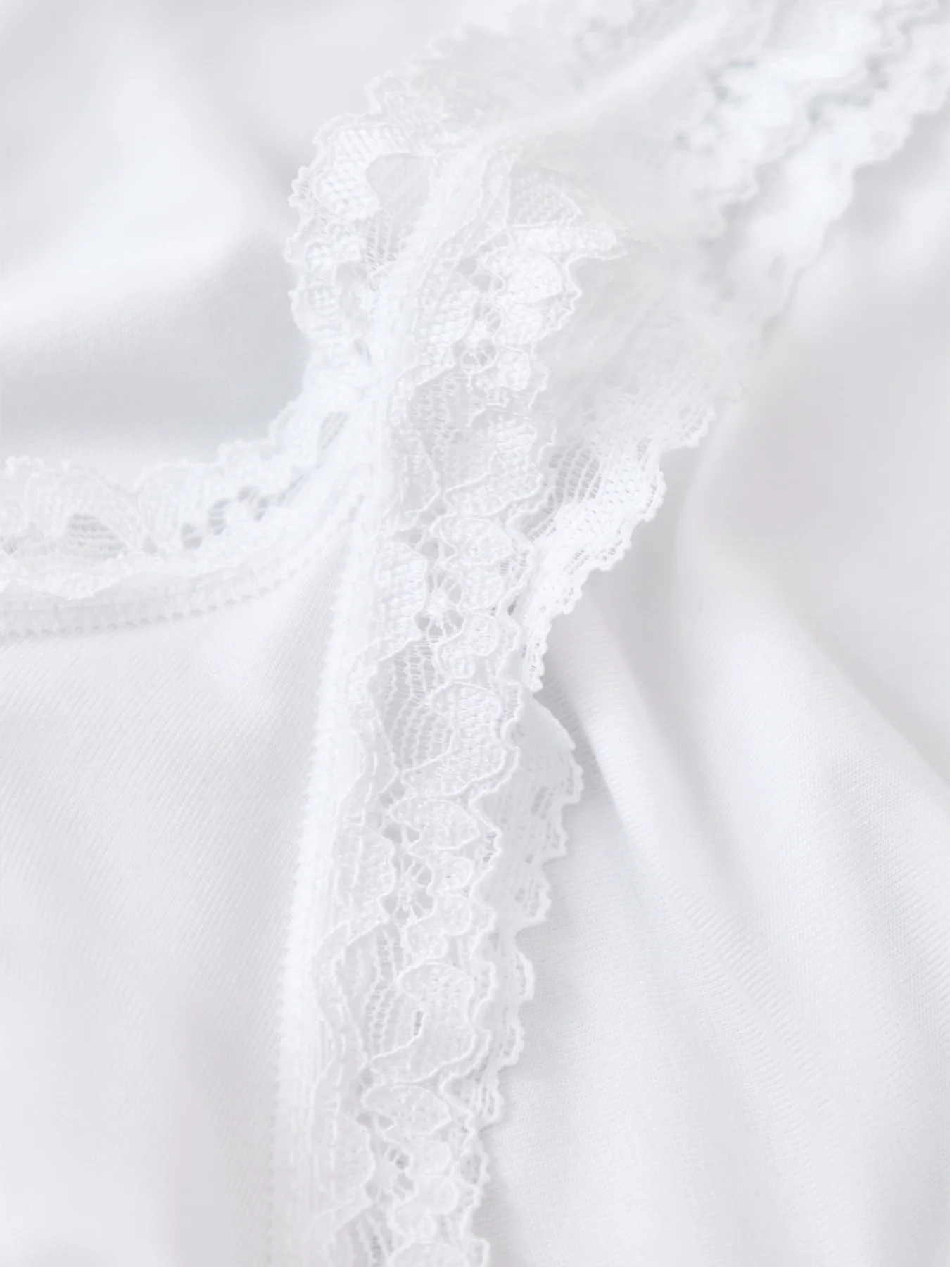 Lace Cami Top White - Image 4