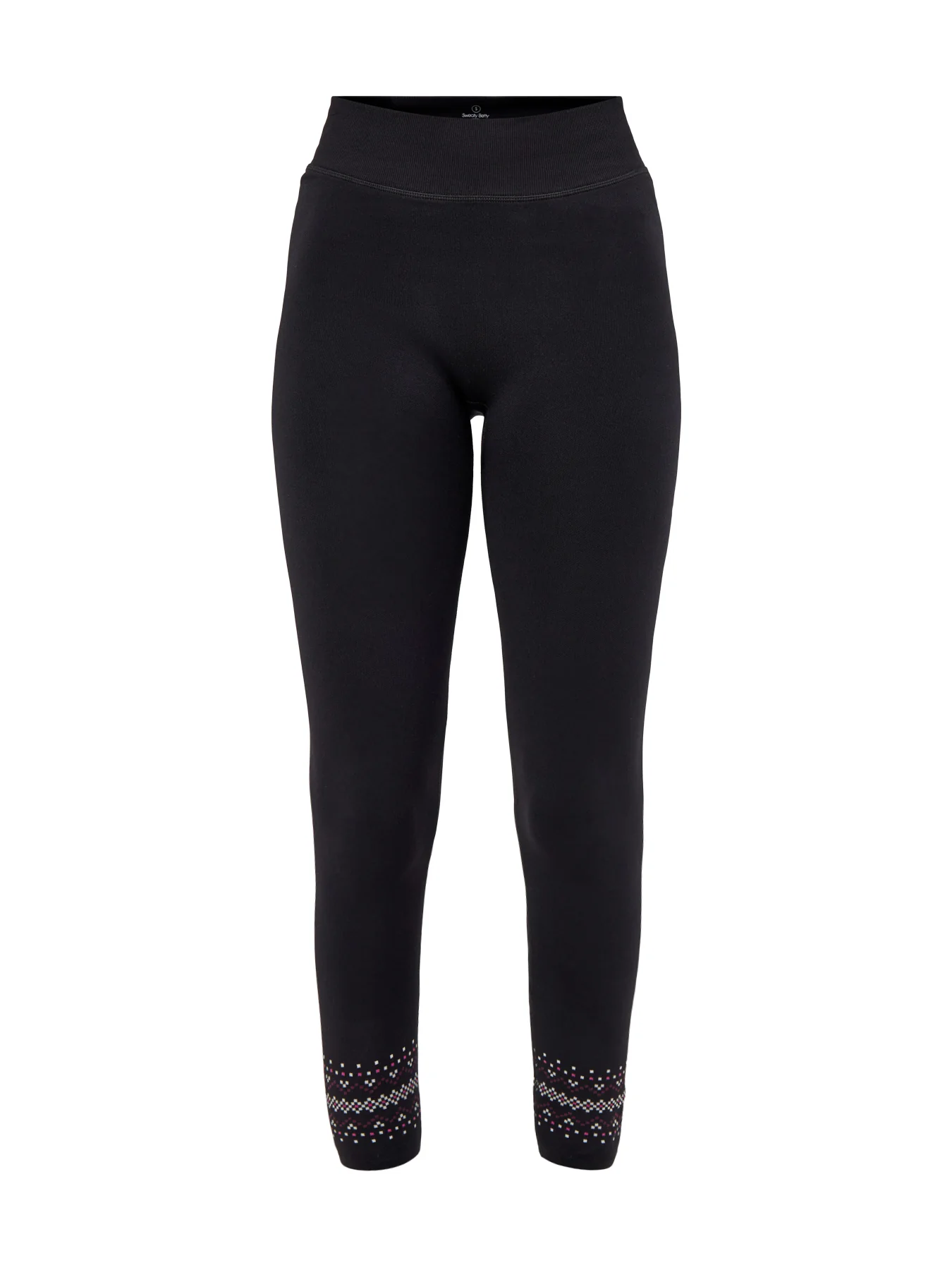 Fairisle Novelty Base Layer Legging Black
