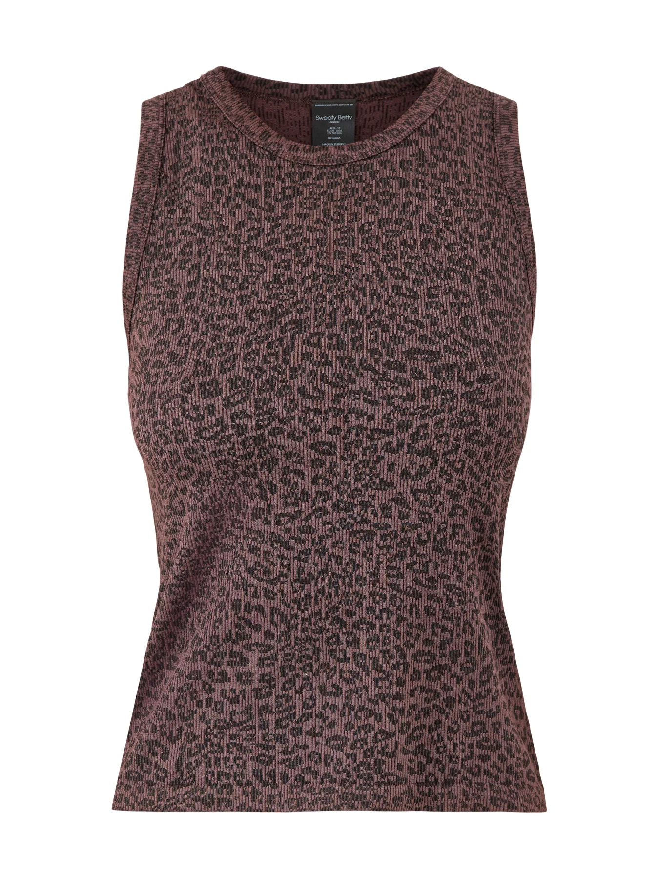 Mindful Flex Rib Tank Top Brown