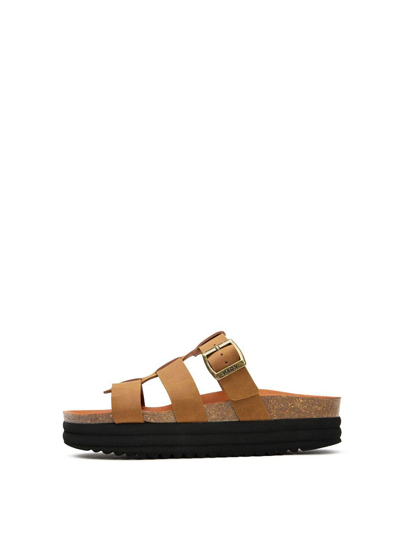 V.GAN Vegan Fig Slide Footbed Sandals - Image 2