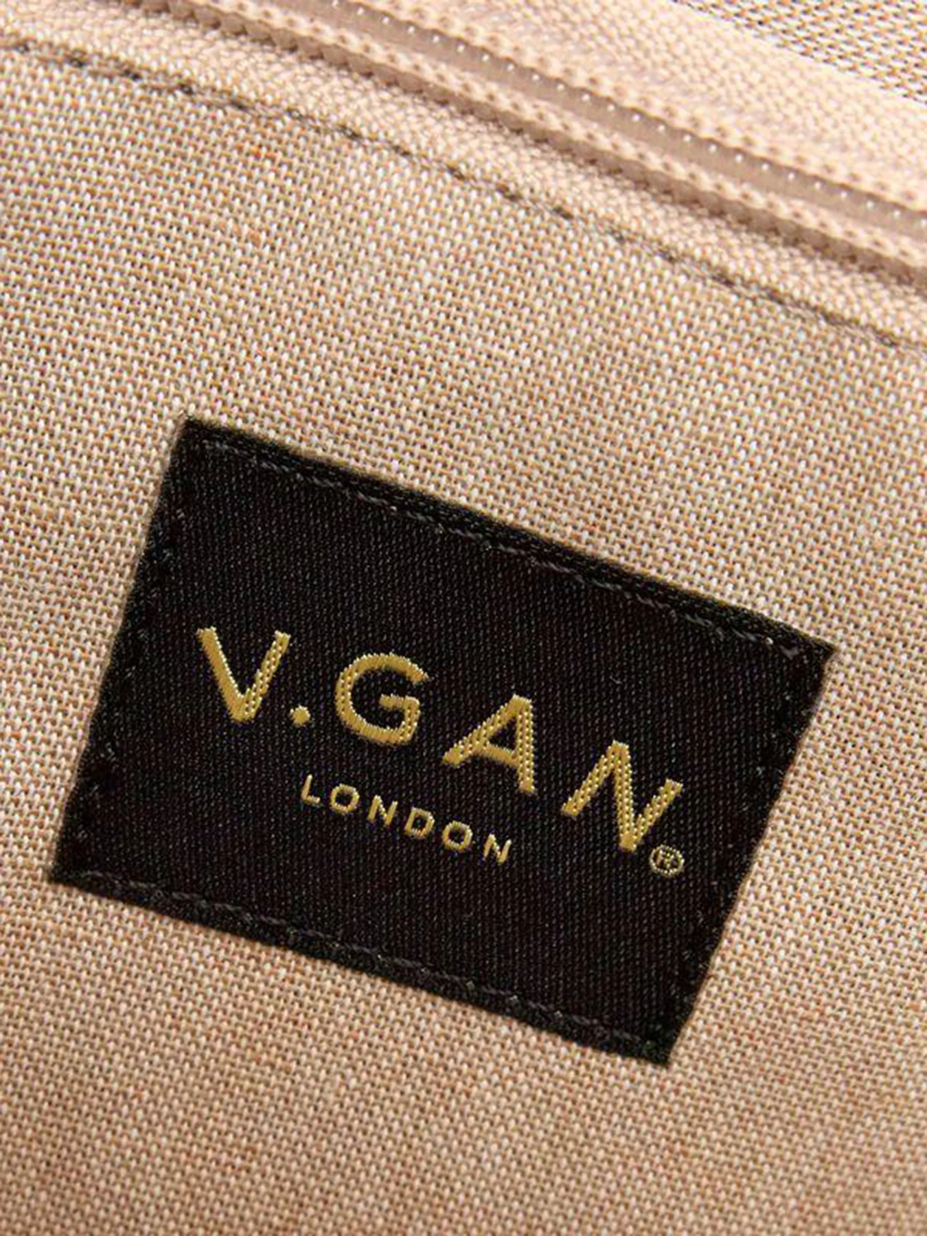 Hazel Vegan Tote Bag Tan - Image 4