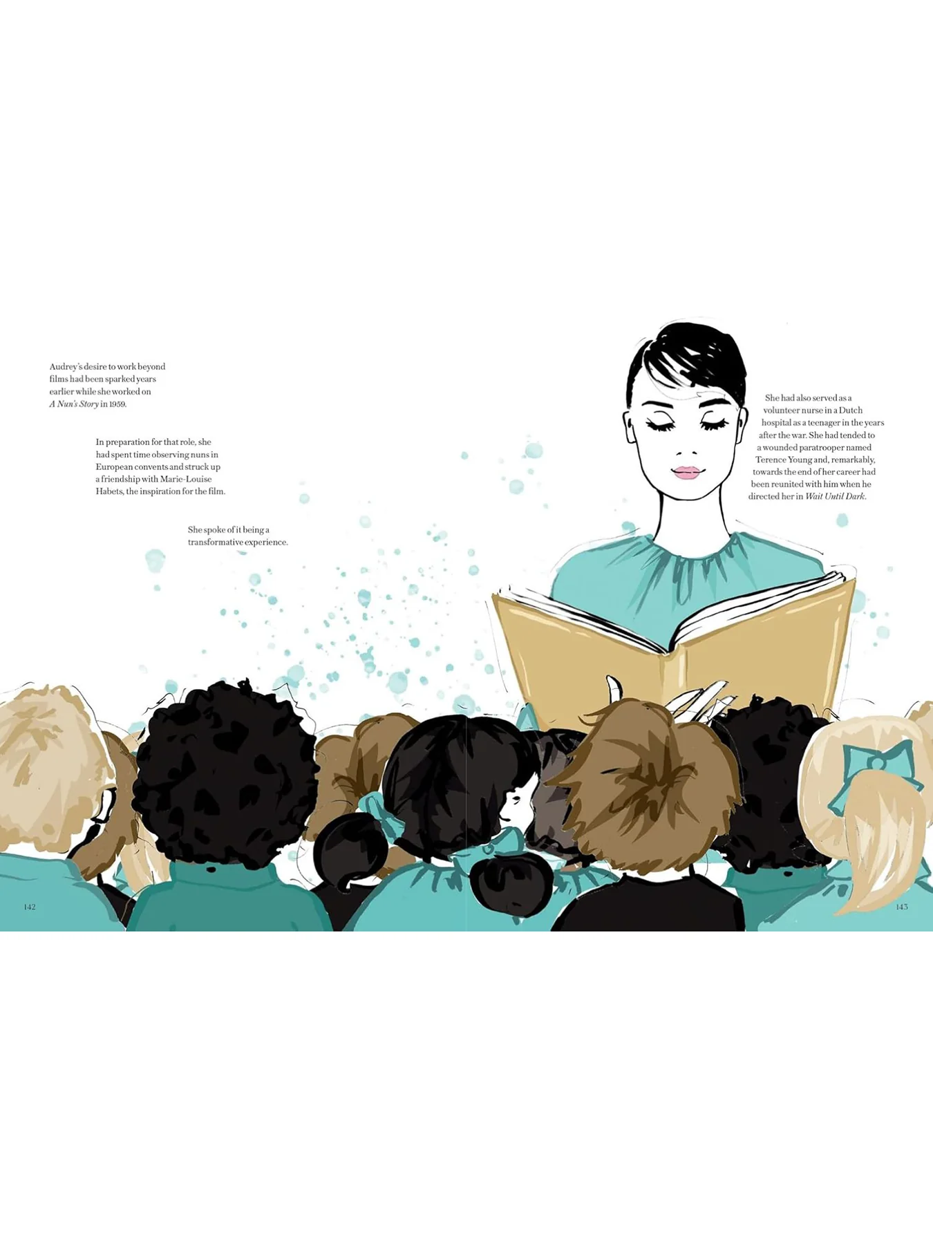 Audrey Hepburn Illustrated World of a Fashion Icon - Image 2