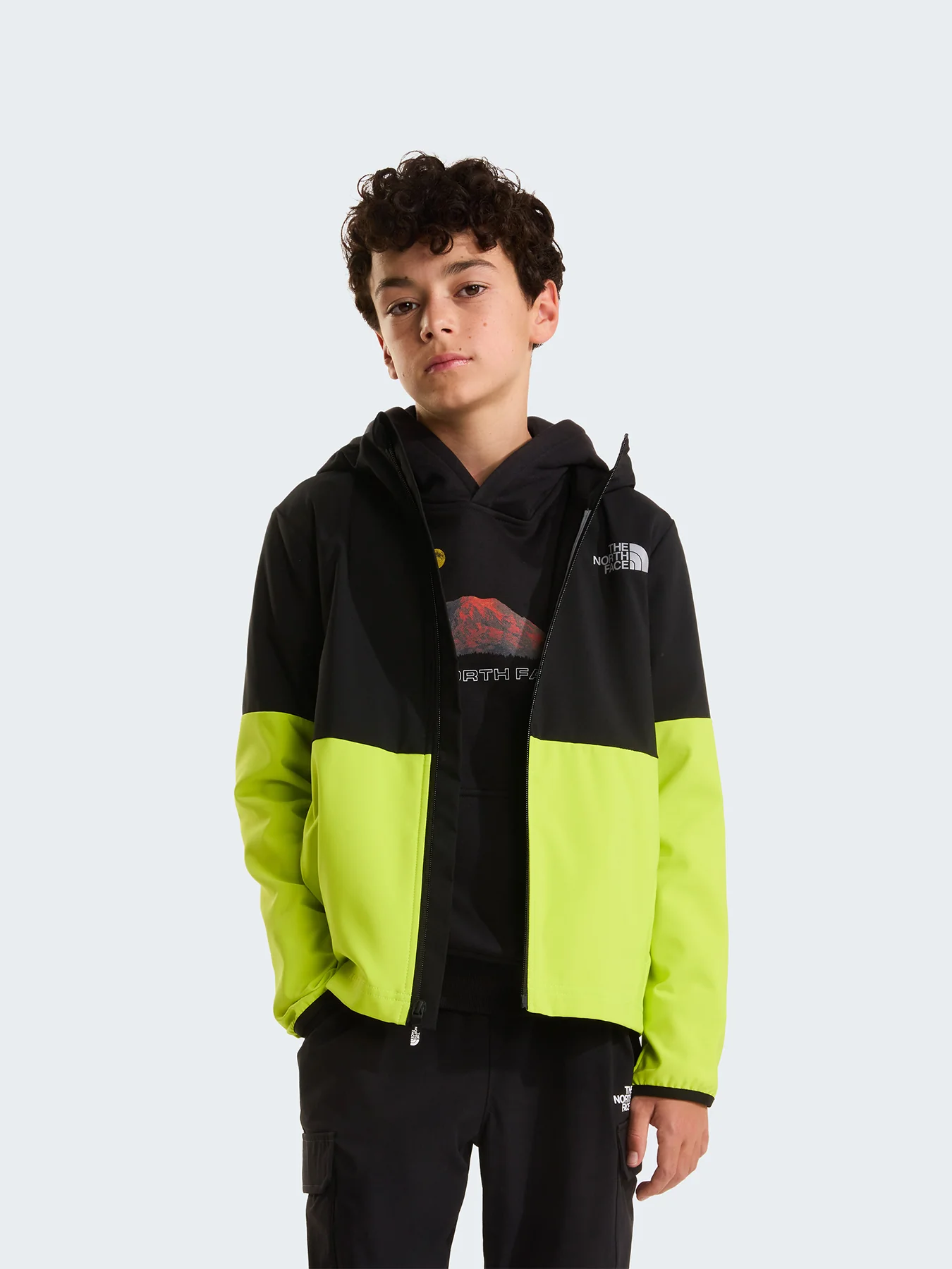 Kids' On The Trail Zip Hoodie Black - Image 6