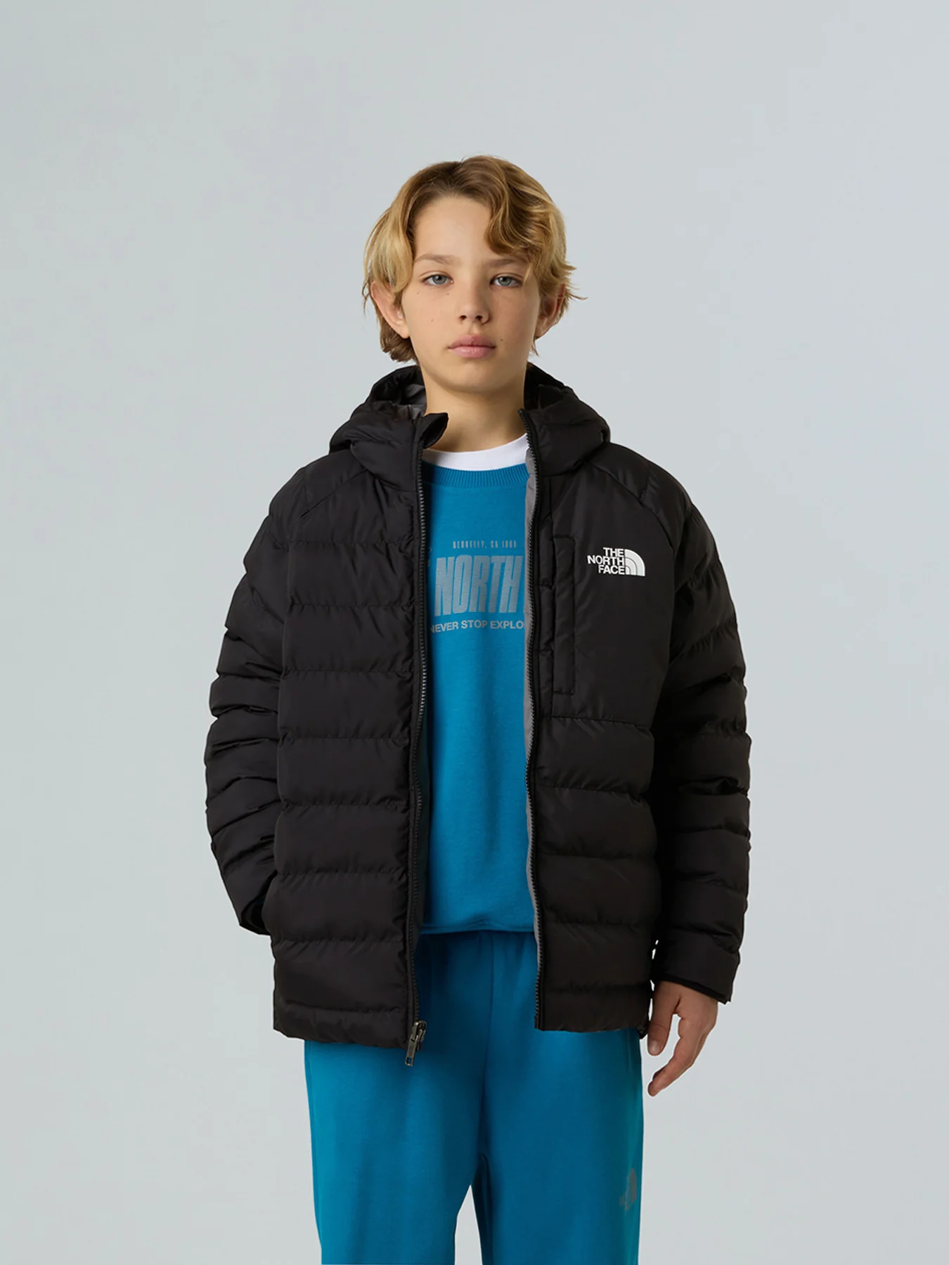 B Reversible Perrito Hooded Jacket Black - Image 4